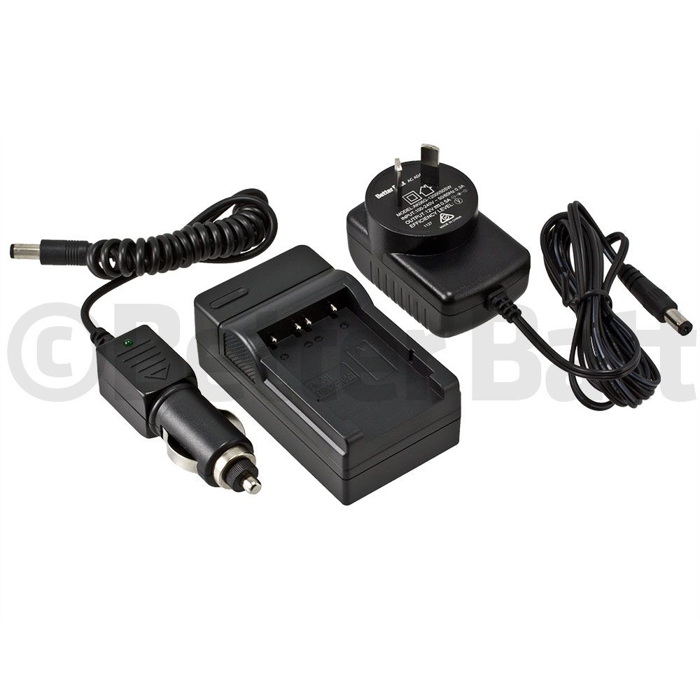 Sony Cyber-Shot DSC-T77/P Charger Replacement (Wall + Car Cord)