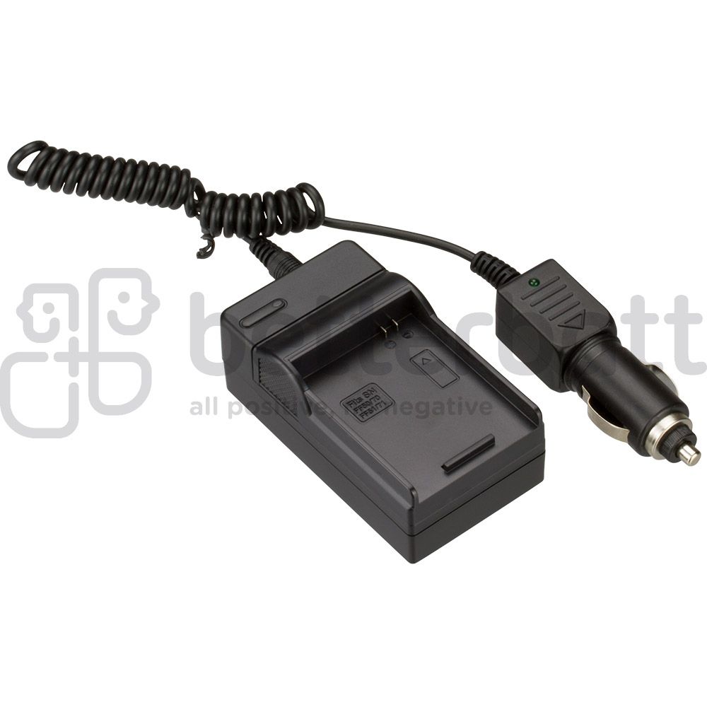 Sony NP-FF71 Charger Replacement (Wall + Car Cord)