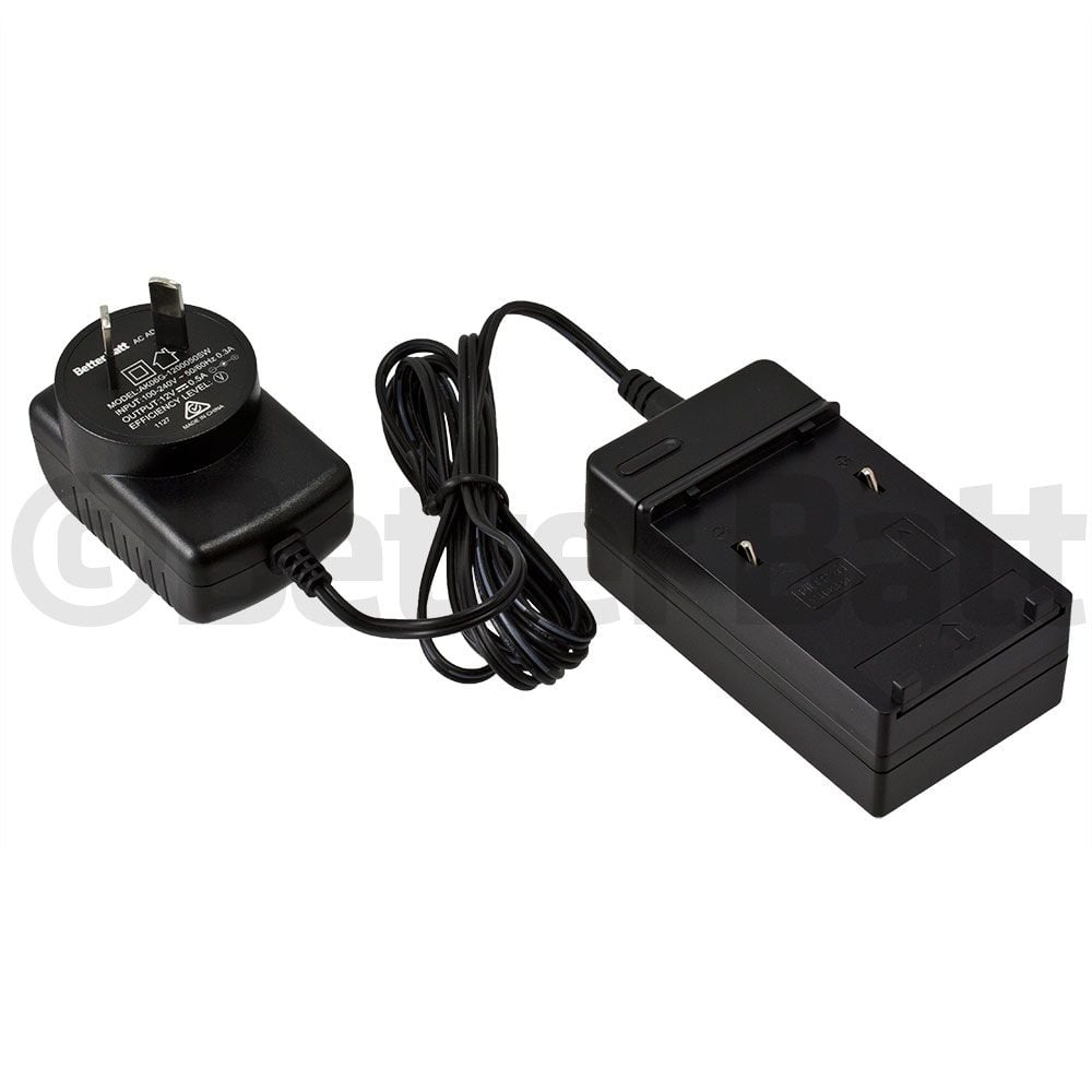 Panasonic CGR-V620T/1B Charger Replacement (Wall + Car Cord)