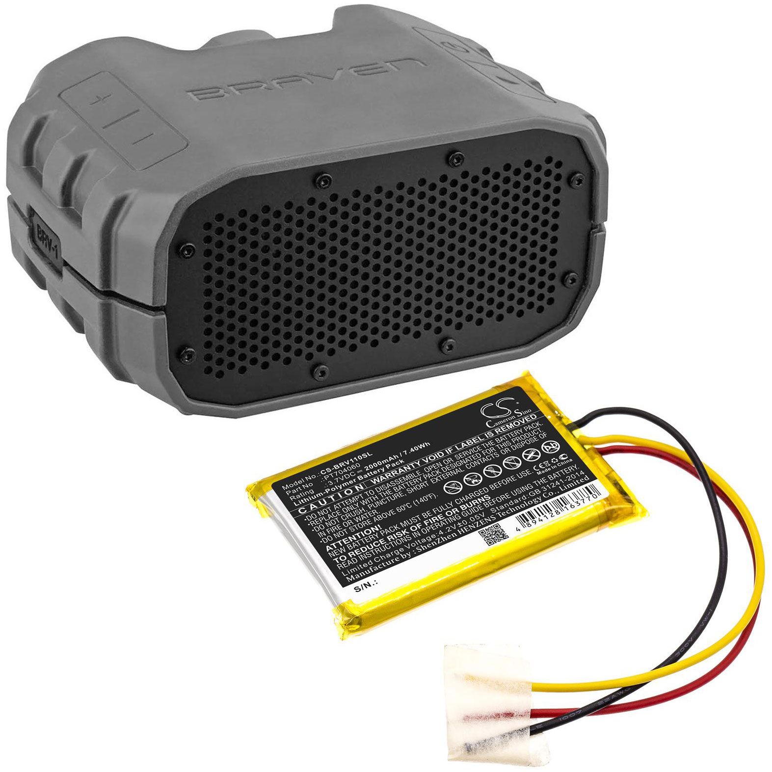 Braven BRV-1s Ultra Rugged Battery Replacement
