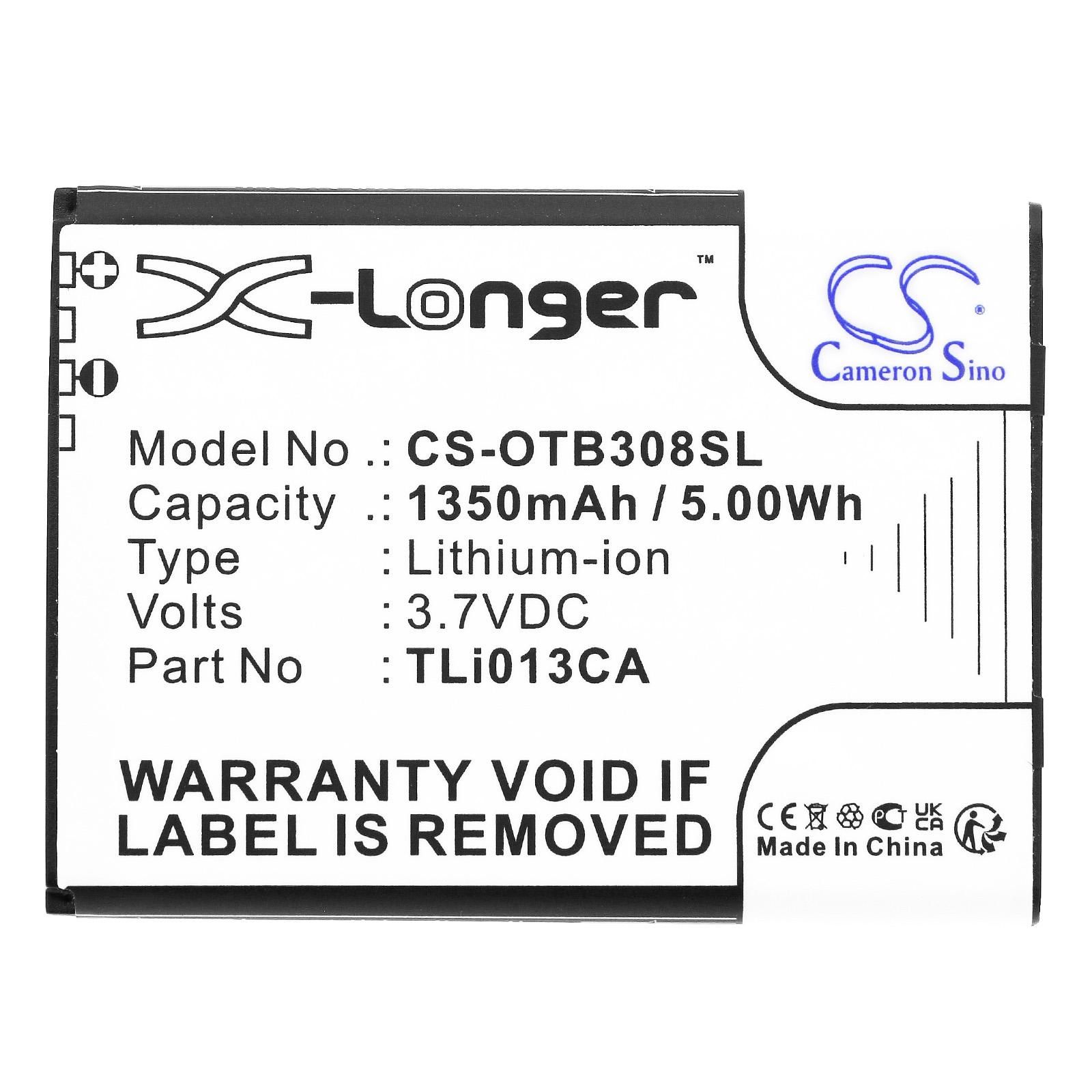 Alcatel OneTouch 3082X Battery Replacement