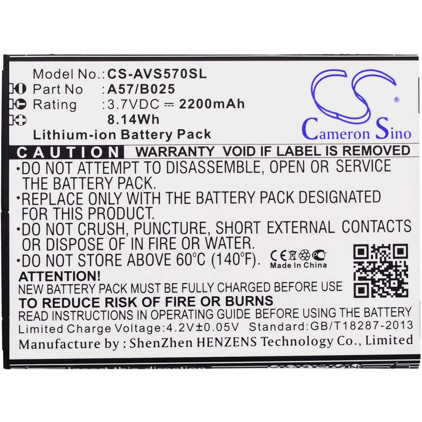 AVUS A57 Battery Replacement