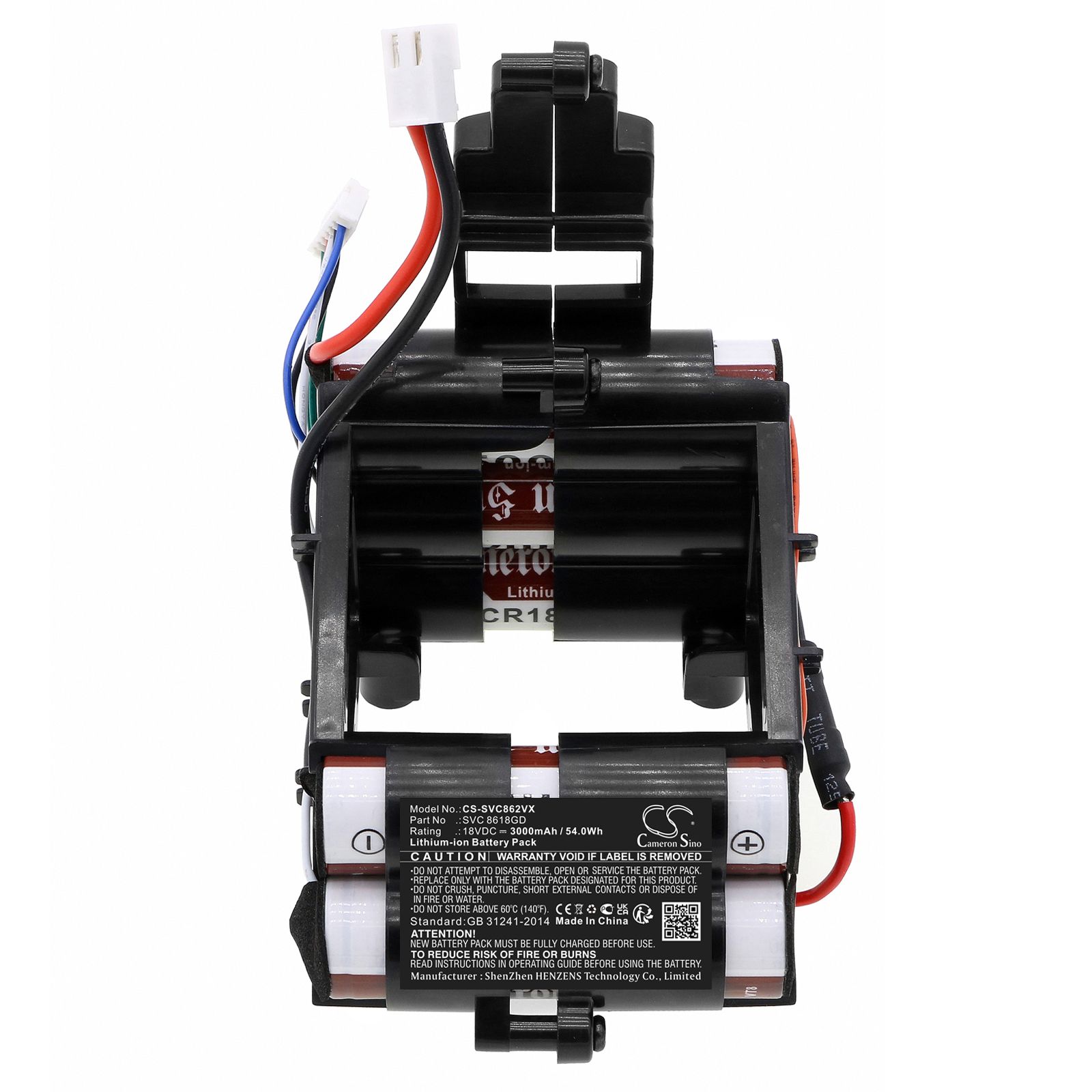 Sencor SVC 8618GD Battery Replacement