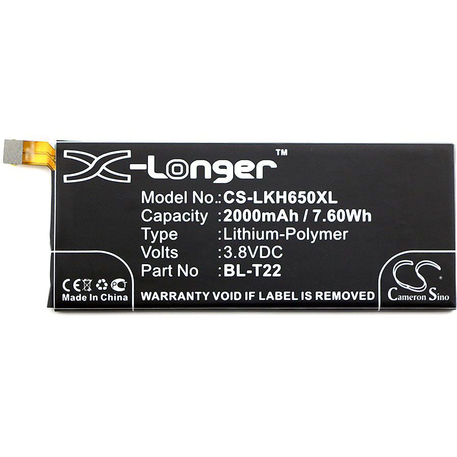 LG H650K Battery Replacement