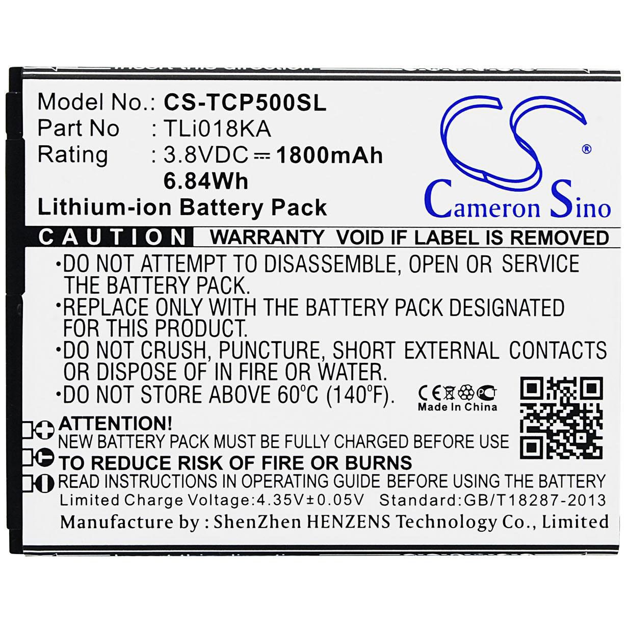 TCL P316L Battery Replacement