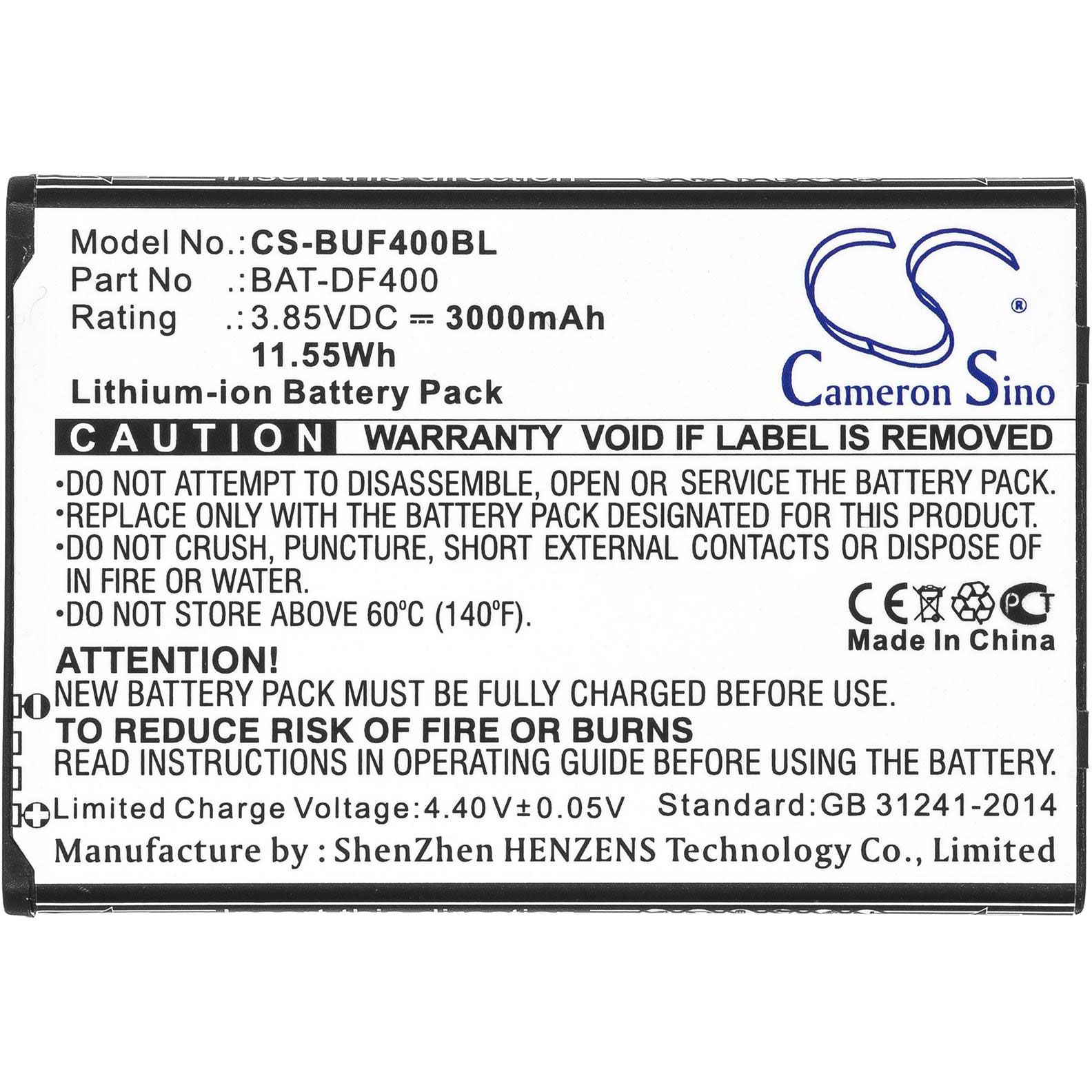 Bluebird BAT-DF400 Battery Replacement