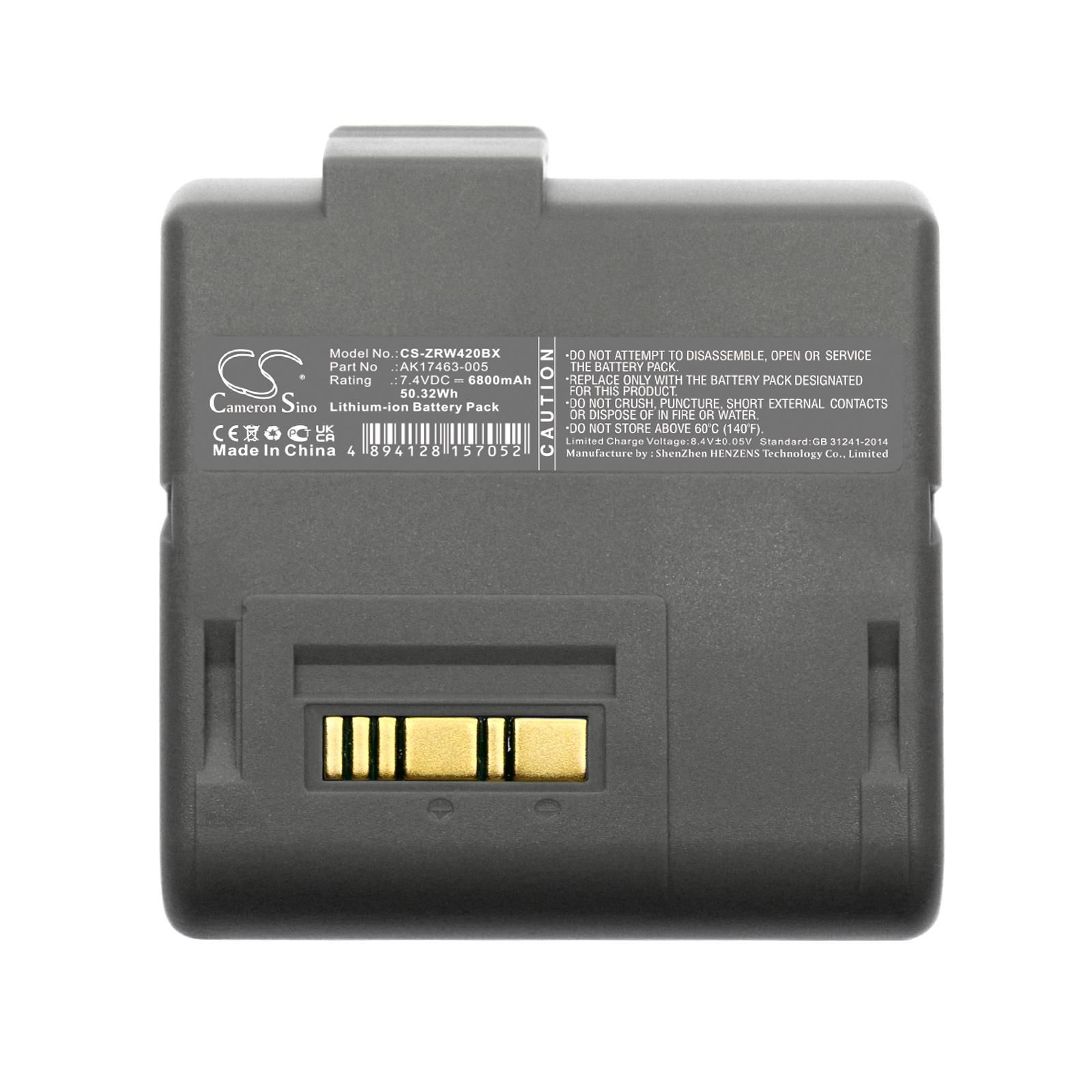 Zebra CT17102-2 Battery Replacement