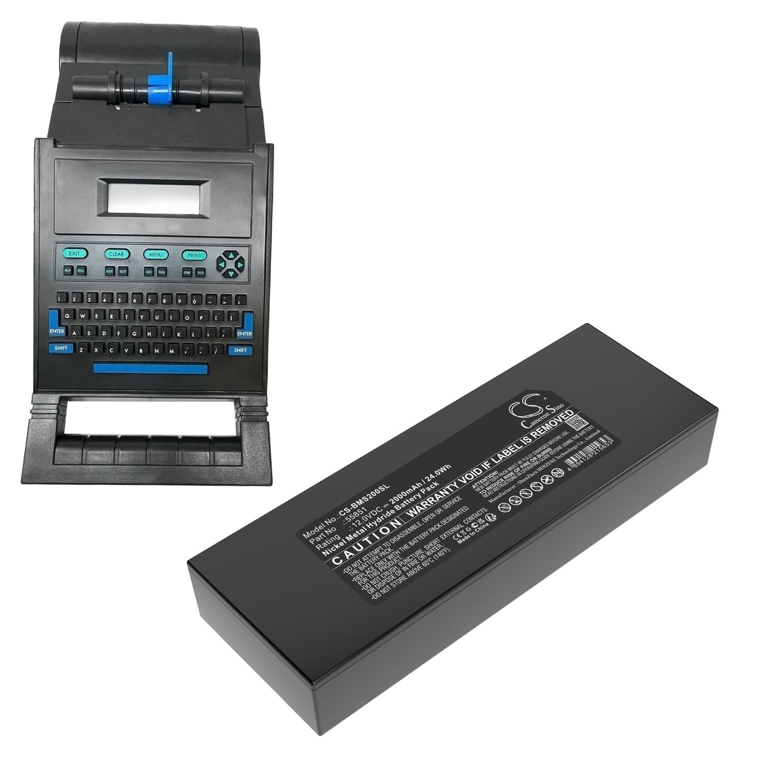 Brady 55851 Battery Replacement