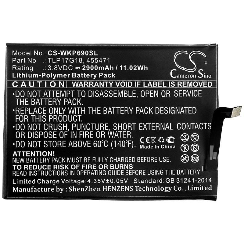 Wiko Wim Lite Battery Replacement