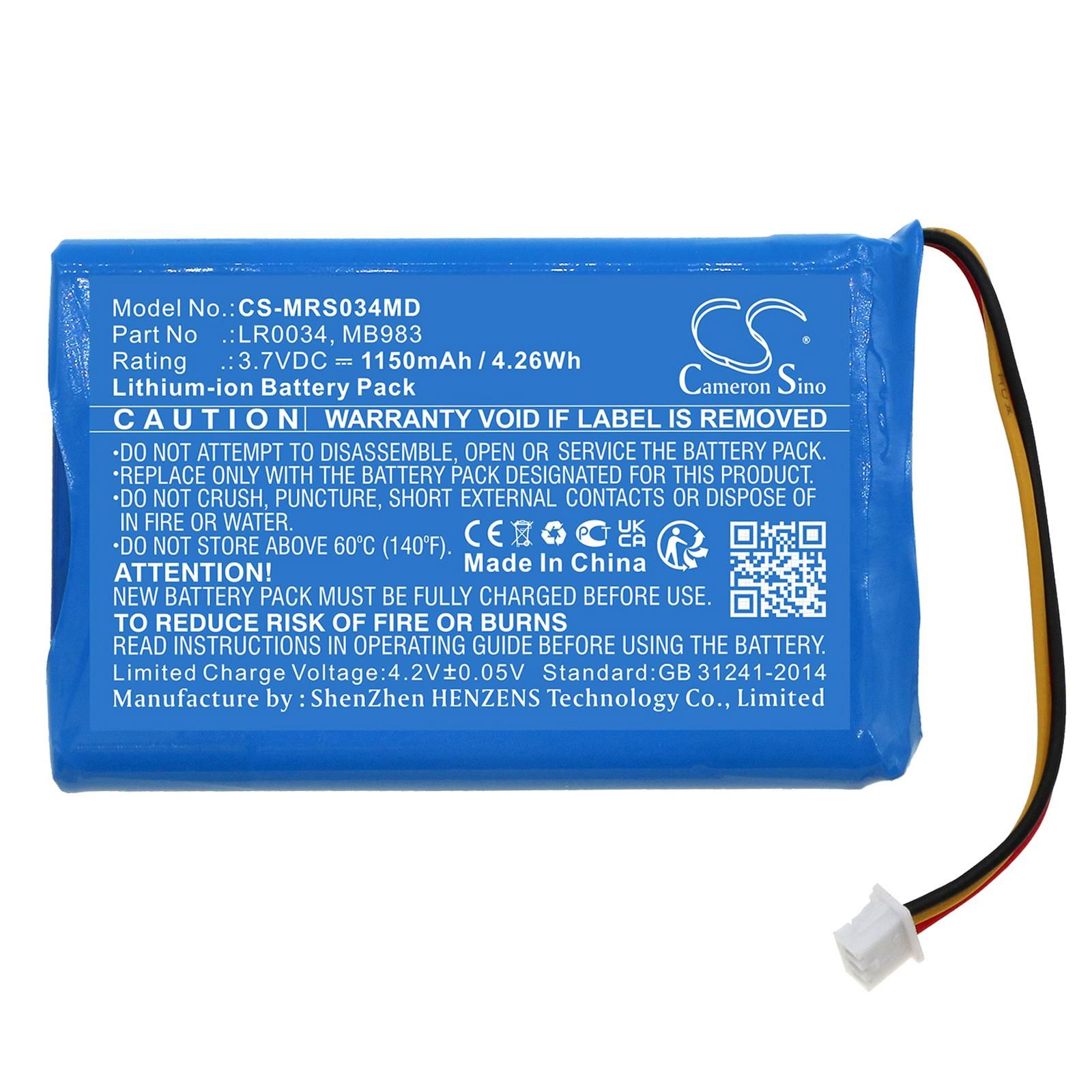 MIR LR0034 Battery Replacement