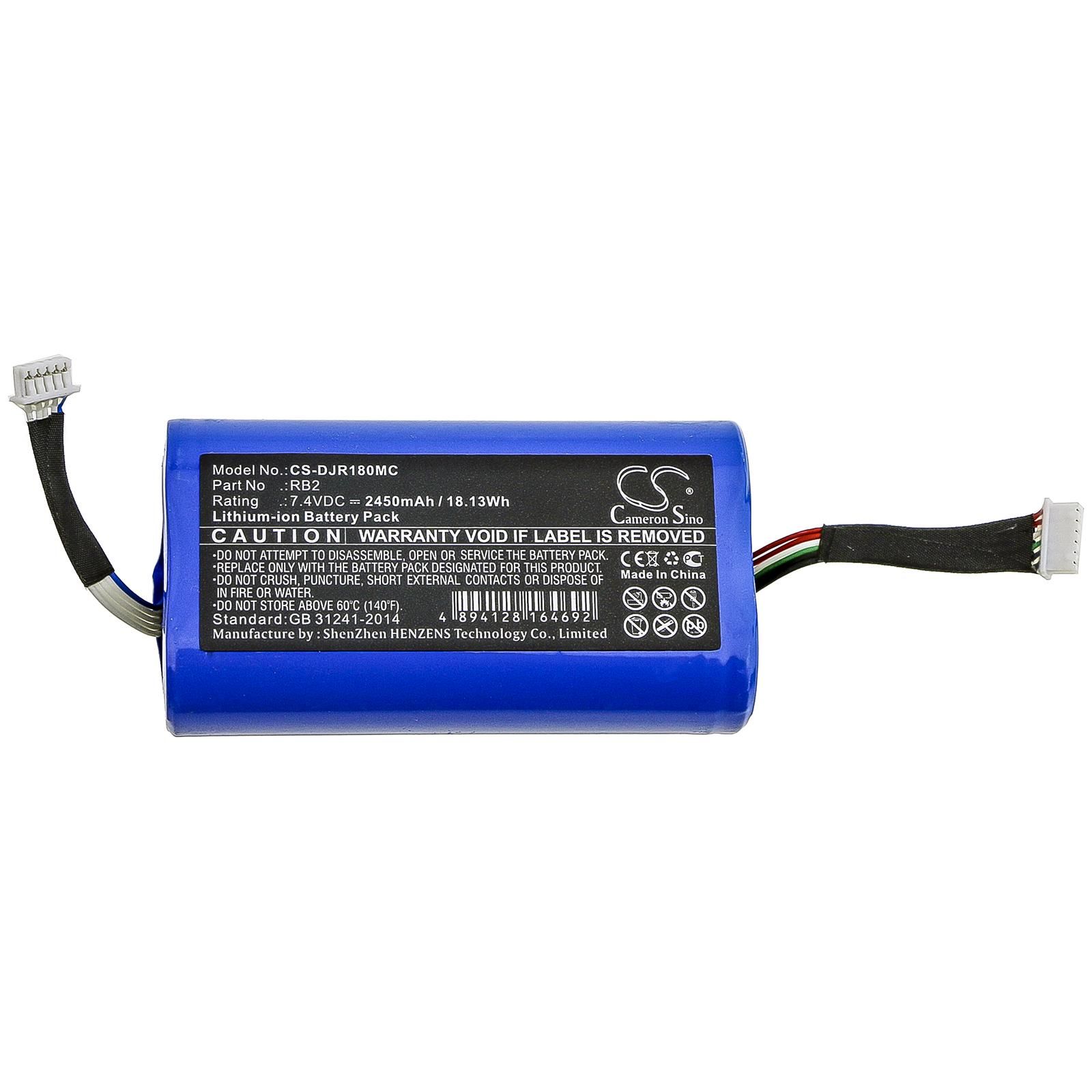 DJI RB2-2450mAh-7.2V Battery Replacement