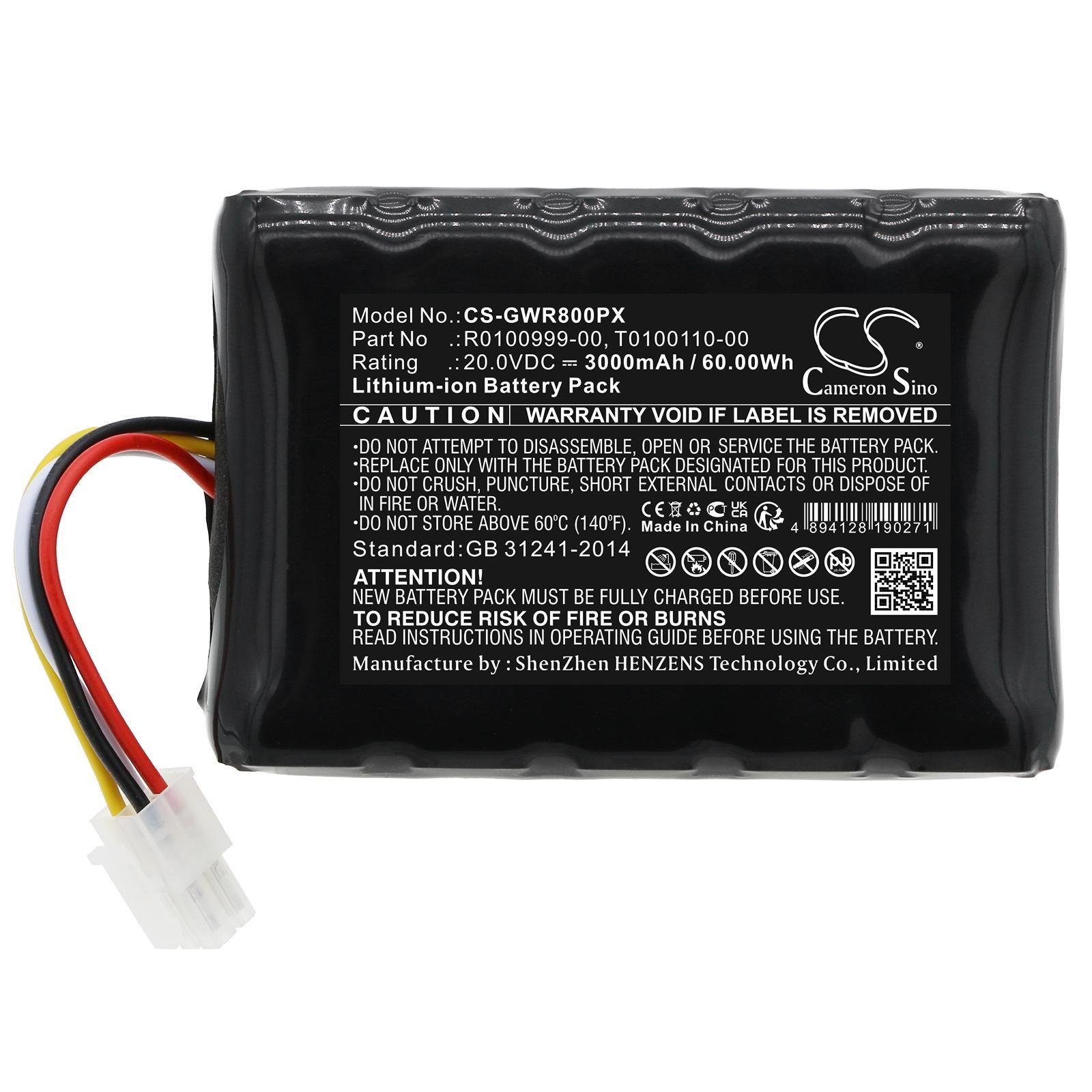 Cramer T0100110-00 Battery Replacement