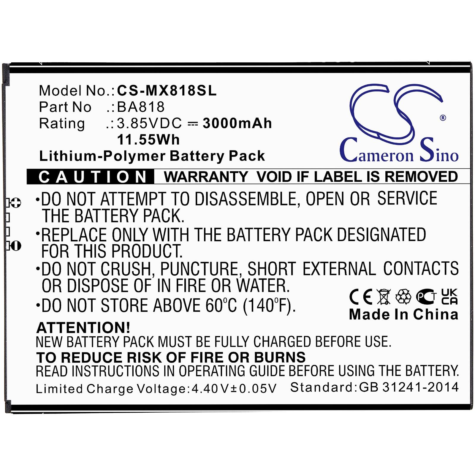 Meizu M1819 Battery Replacement