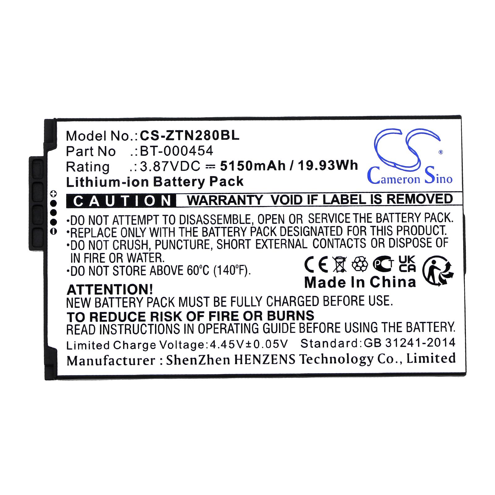 Zebra BTRY-TN2X-1XMA1-01 Battery Replacement