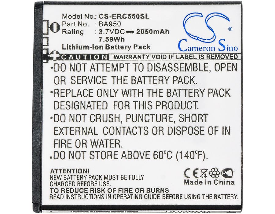Sony BSP60 Battery Replacement