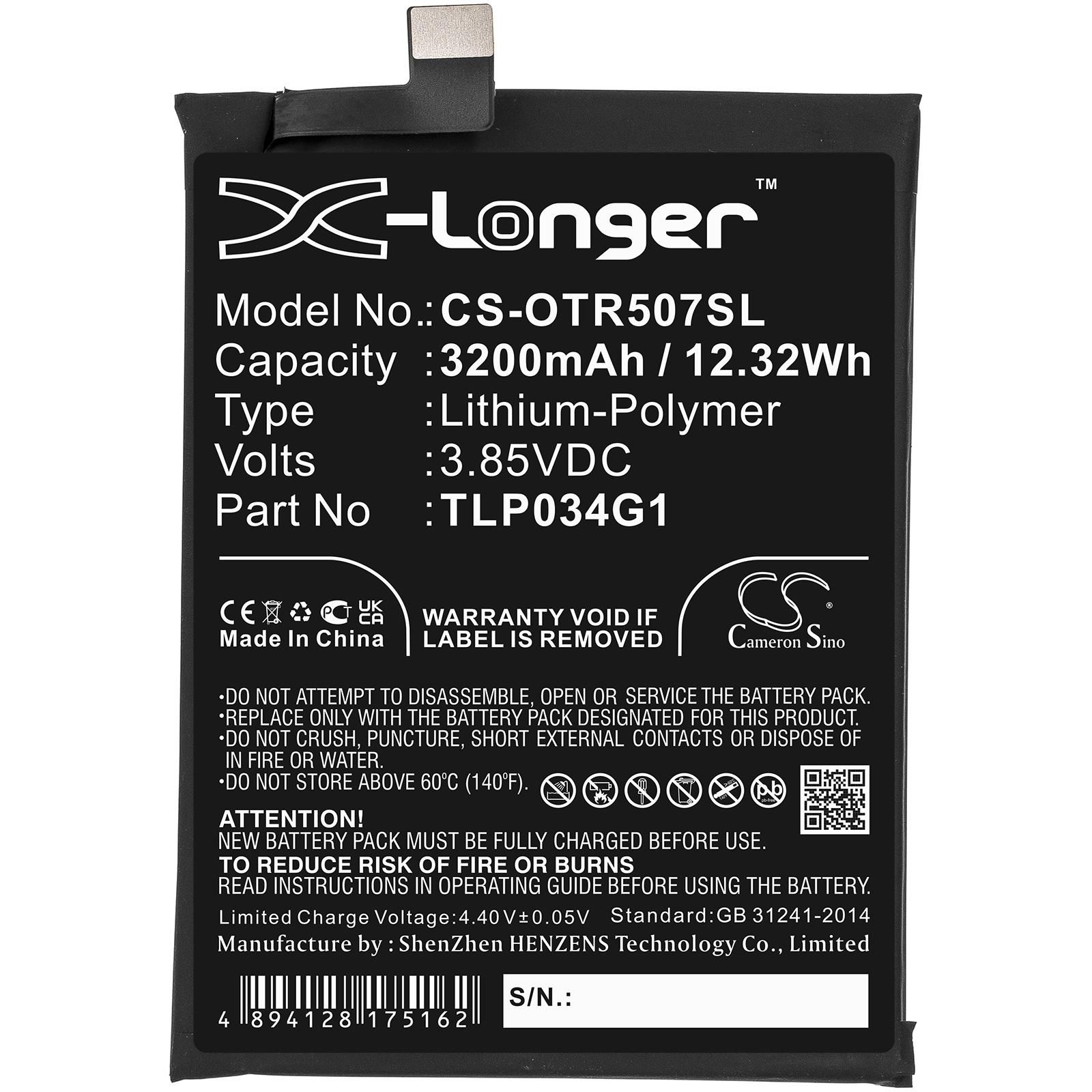 Alcatel OT-5007S Battery Replacement