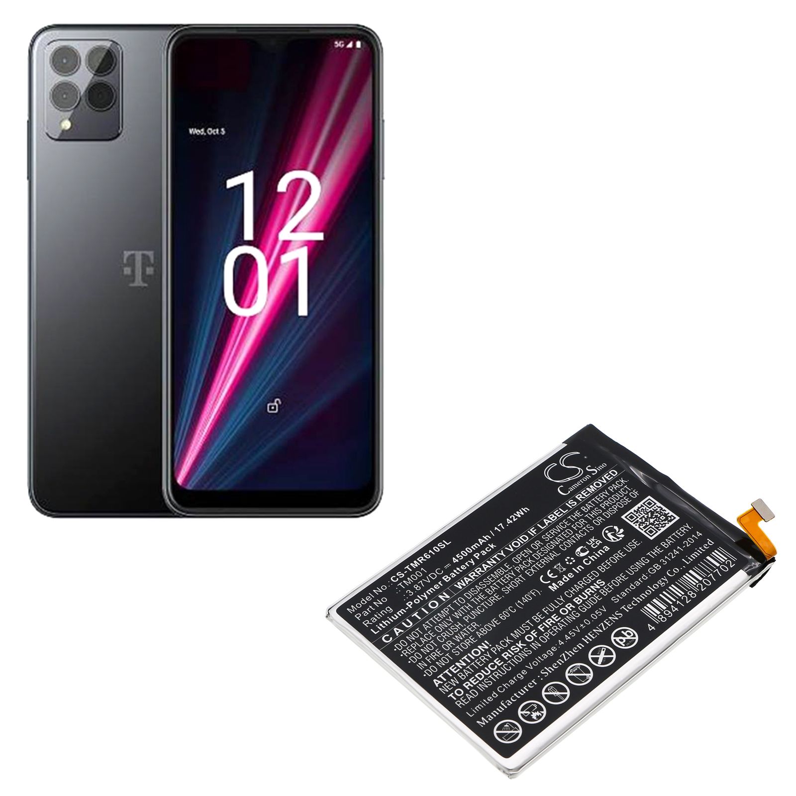 T-Mobile TMAF035G Battery Replacement