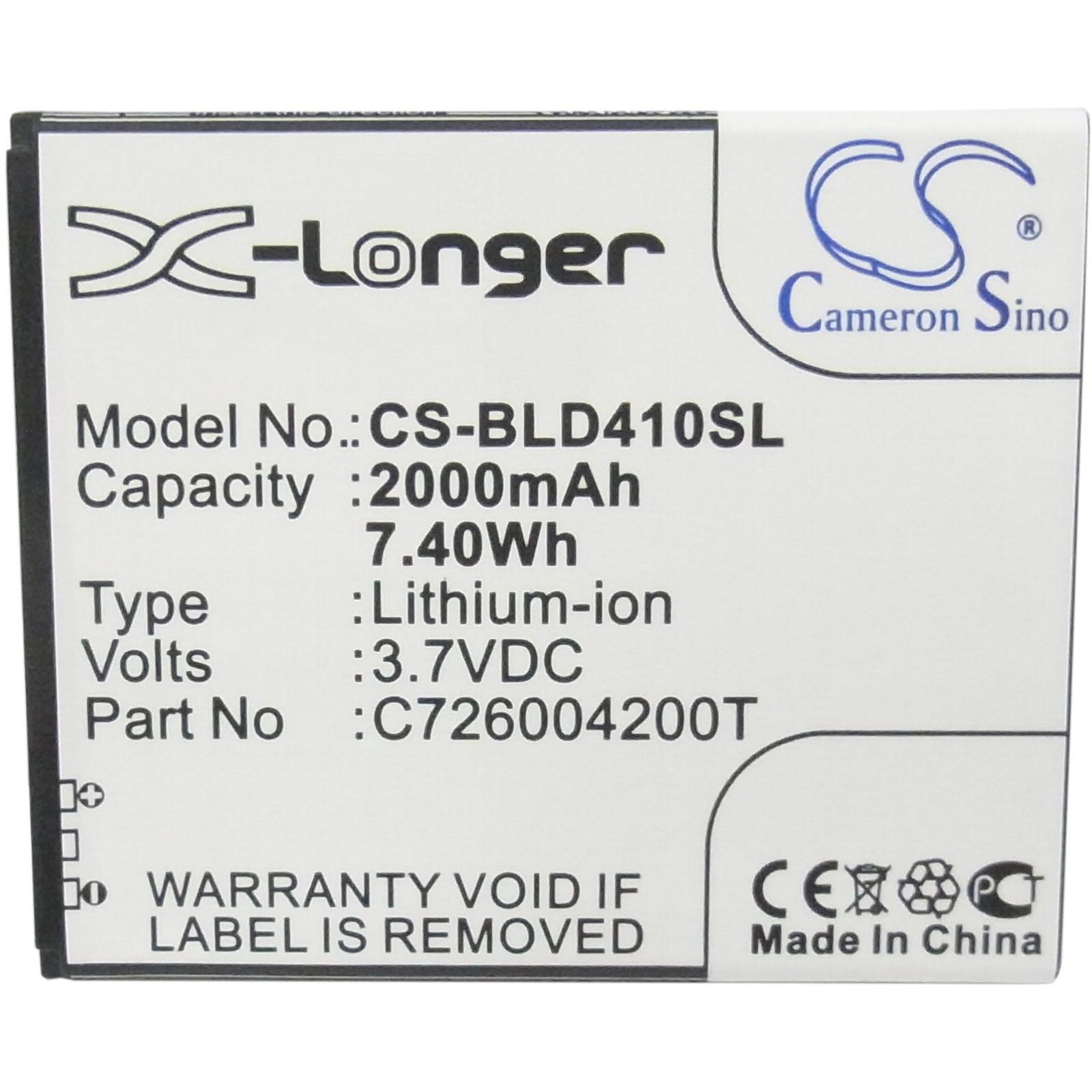 BLU D412u Battery Replacement