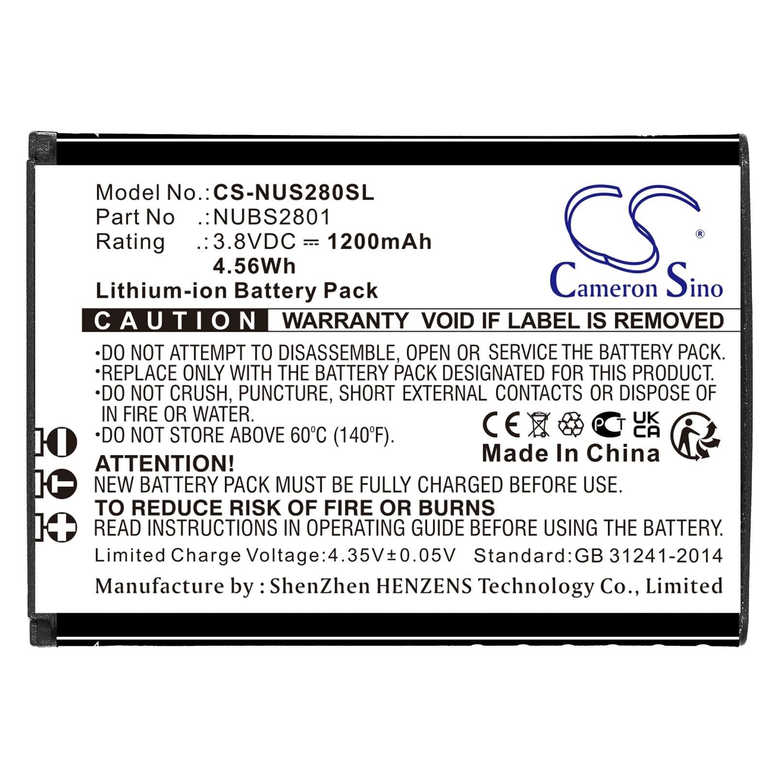 NUU S2801L Battery Replacement