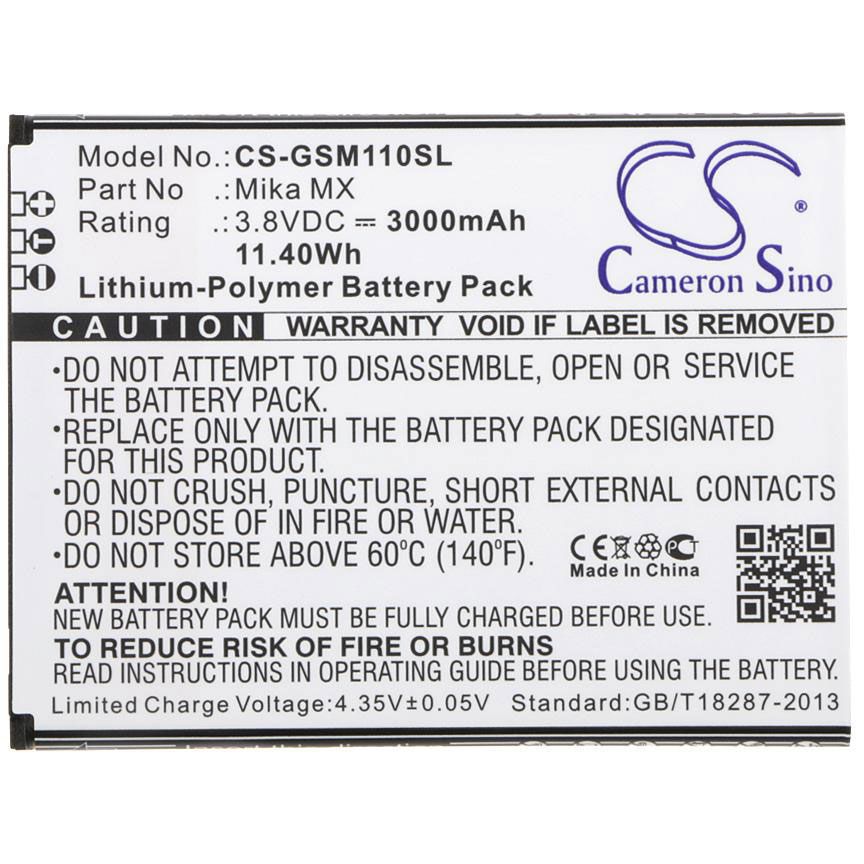 Gigabyte GSmart Mika MX Dual SIM LTE Battery Replacement