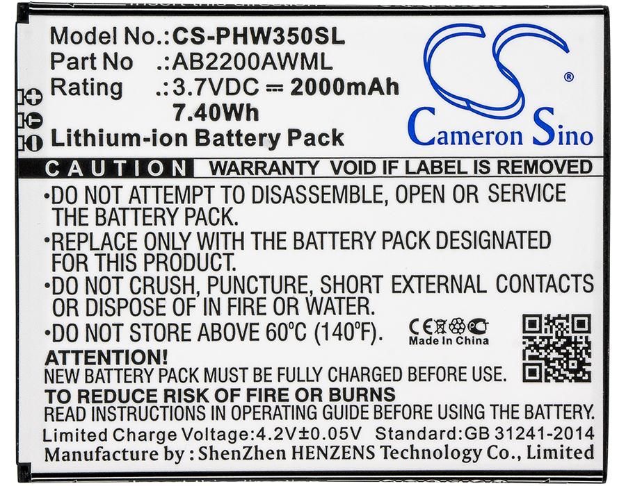 Philips W3500 Battery Replacement