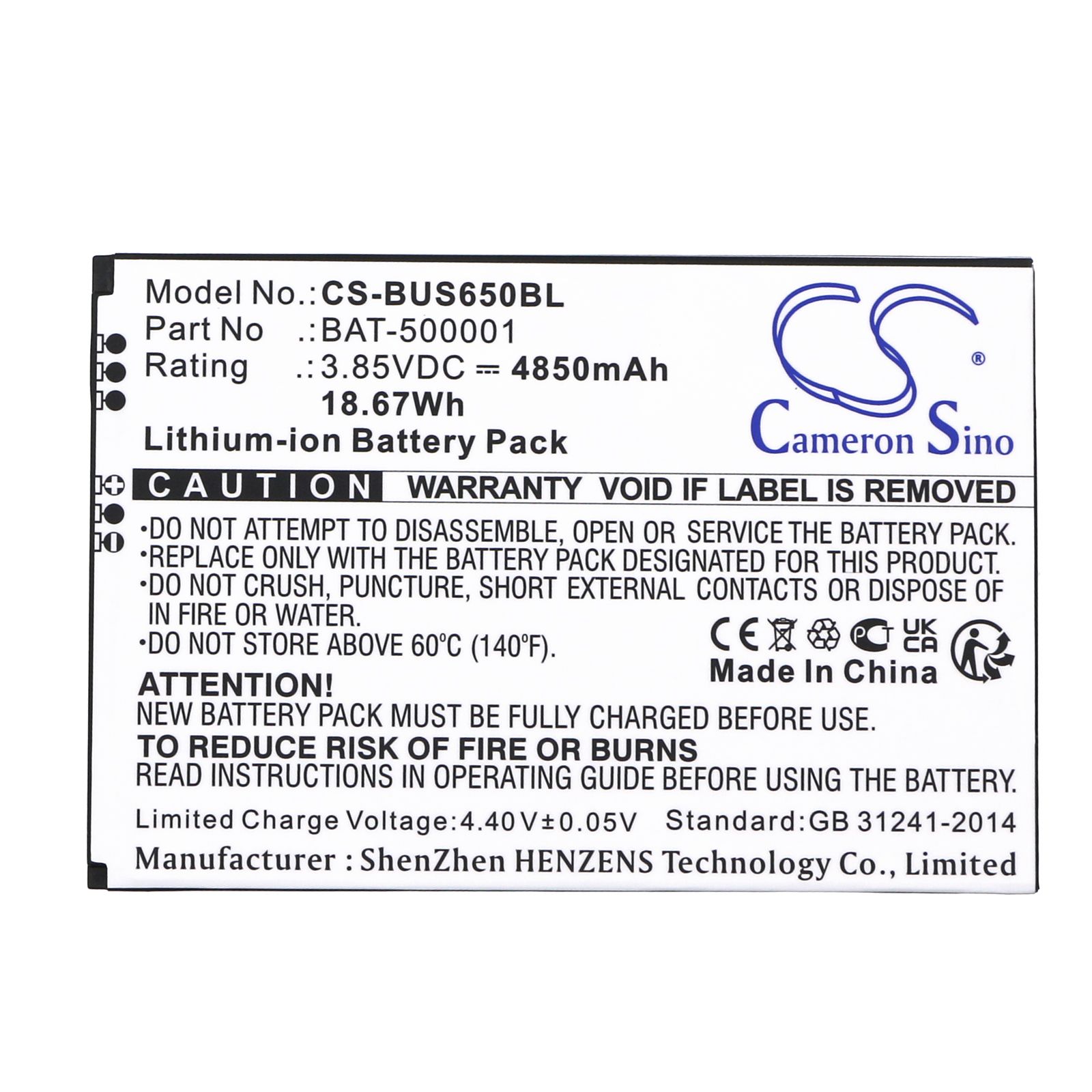 Bluebird BAT-500001 Battery Replacement