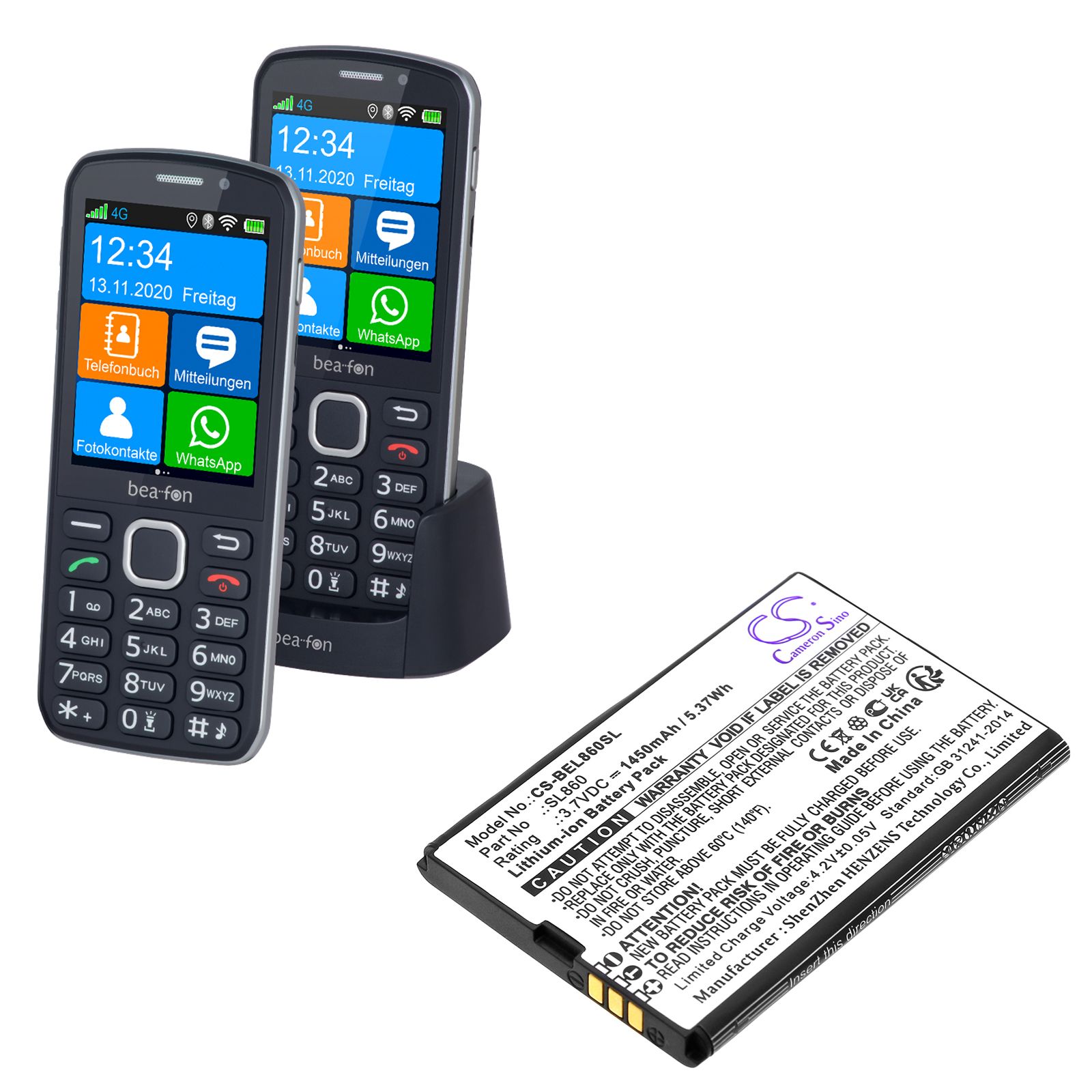bea-fon SL860touch Battery Replacement