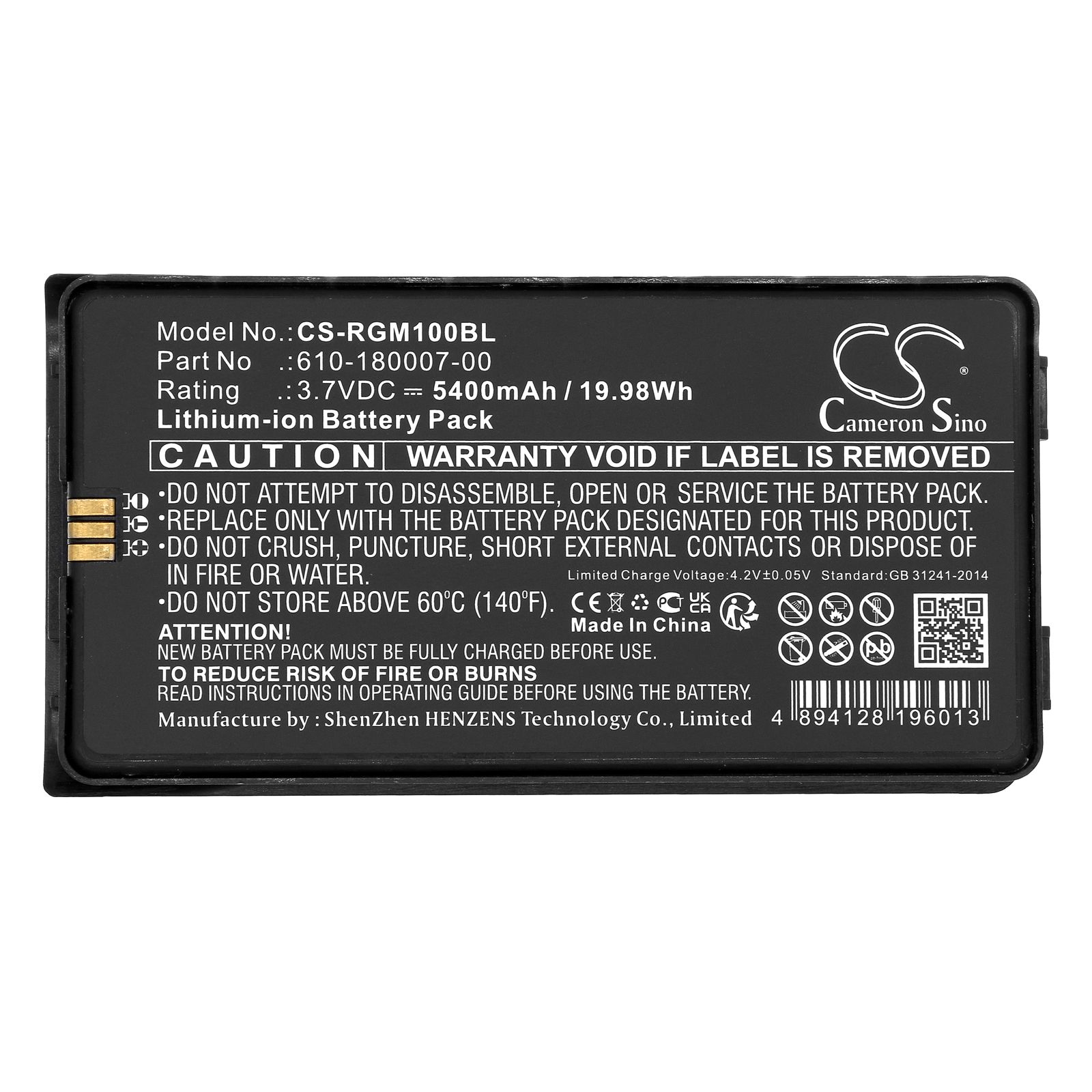 RGIS 610-180007-00 Battery Replacement