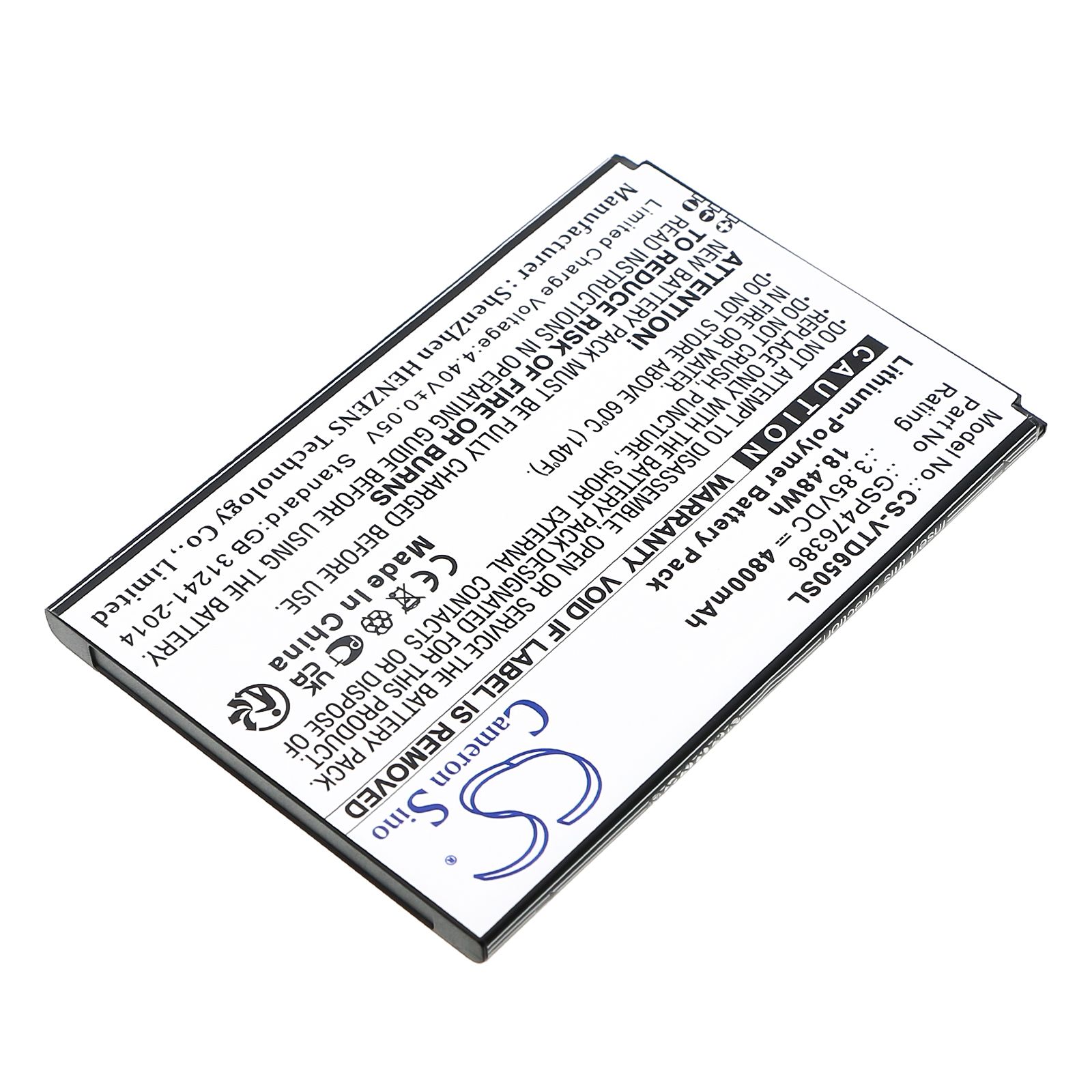 Vortex HD65Plus Battery Replacement