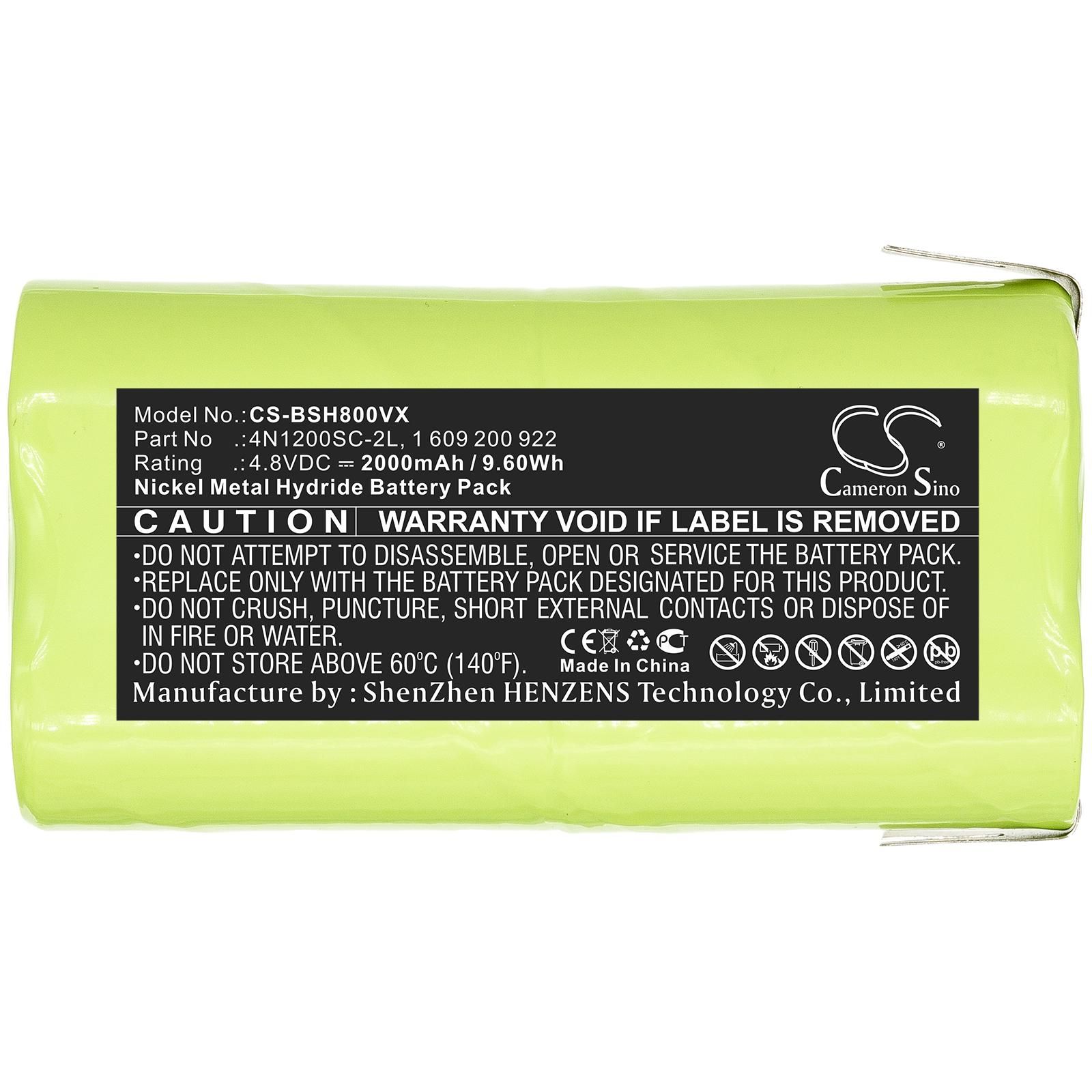 Bosch 4N1200SC-2L Battery Replacement