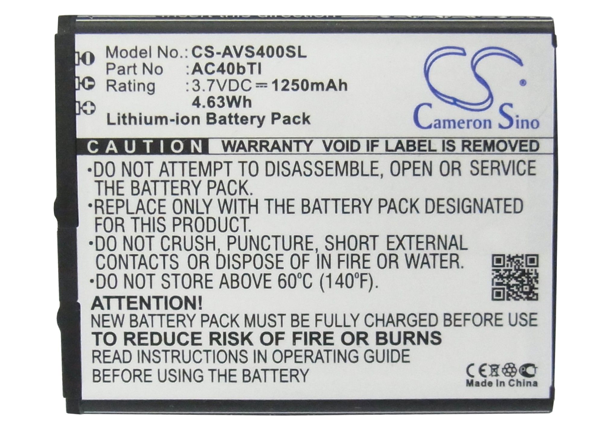 Archos 40b Titanium Battery Replacement