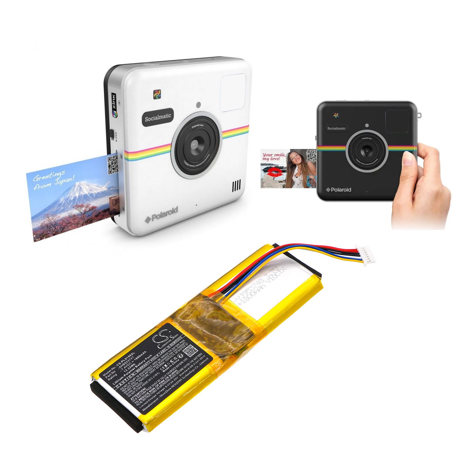 Polaroid SocialMatic Battery Replacement
