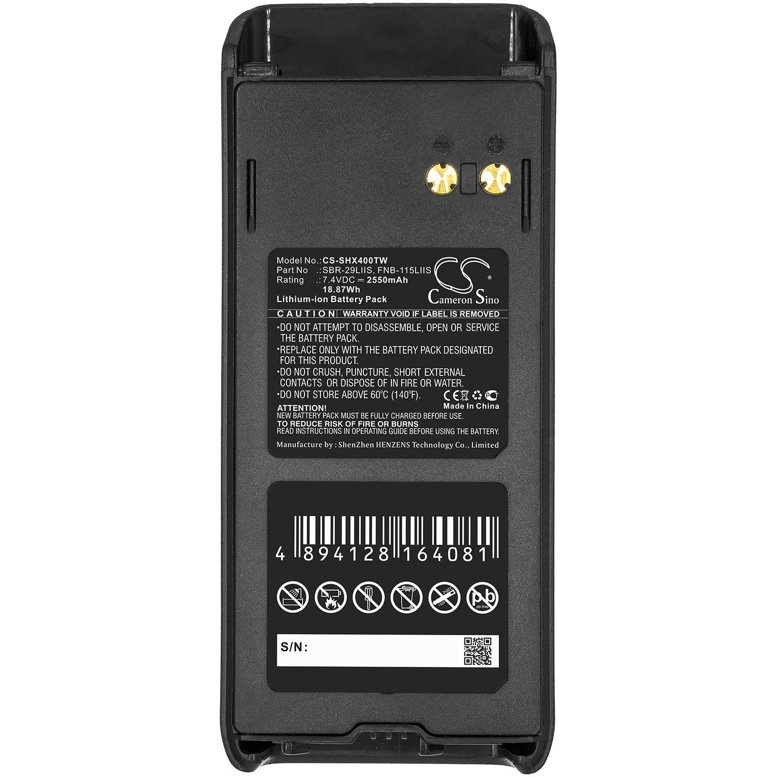 Standard Horizon FNB-115LIIS Battery Replacement