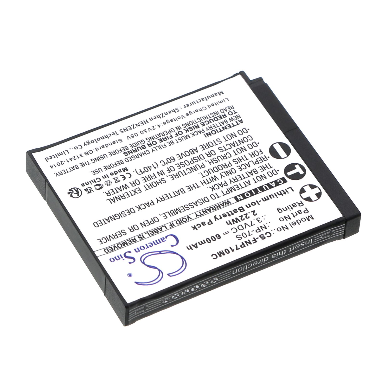 Fujifilm NP-70S Battery Replacement