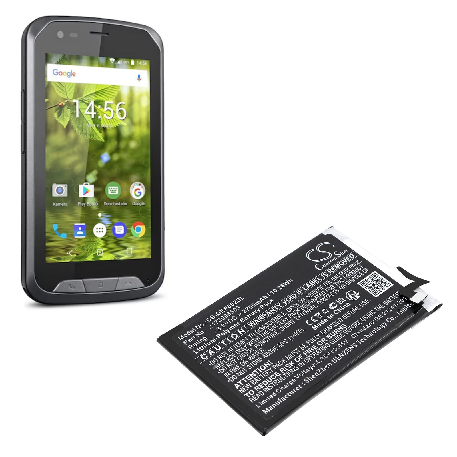 Doro 8020X Battery Replacement