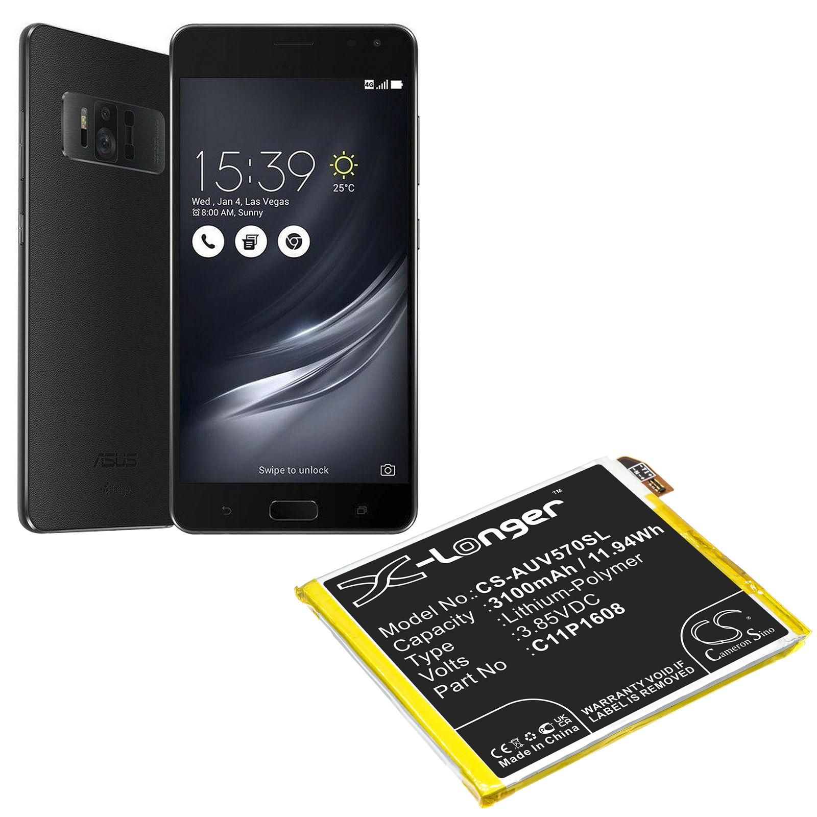 ASUS ZS571KL Battery Replacement