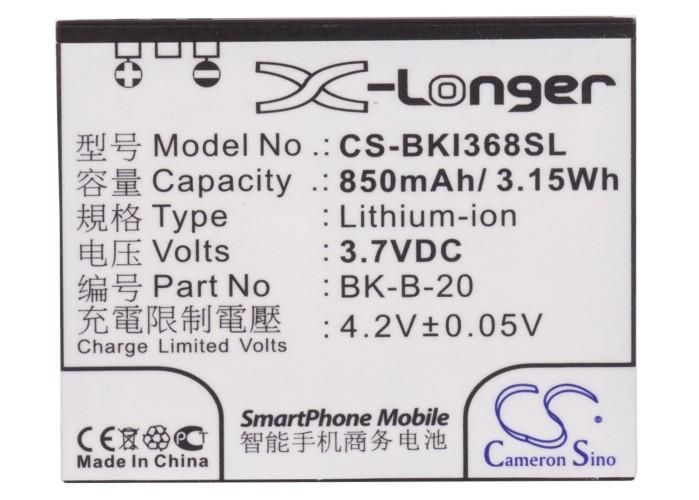 BBK BK-B-20 Battery Replacement