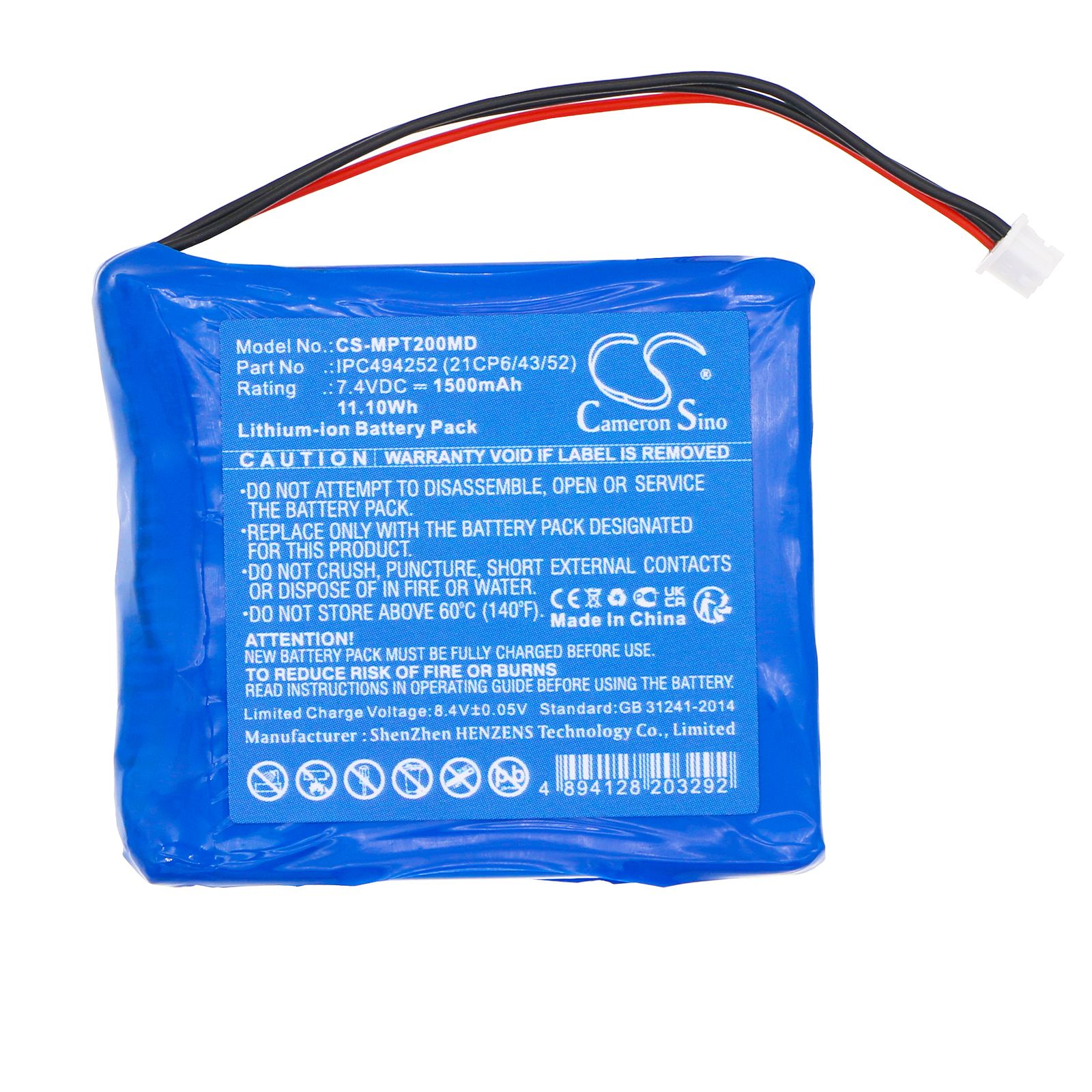 Medcaptain TP-22S Battery Replacement
