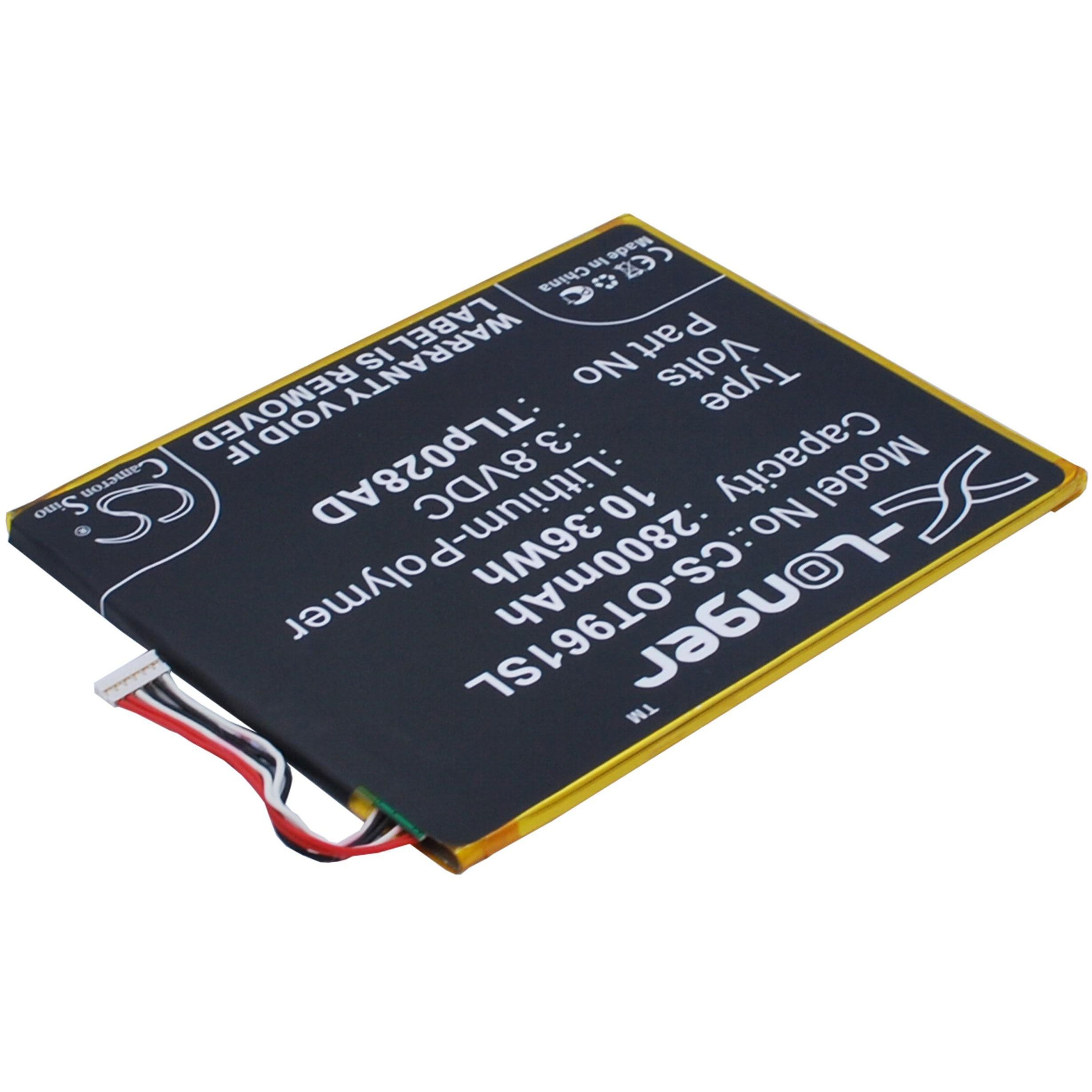 Alcatel TLp028AD Battery Replacement