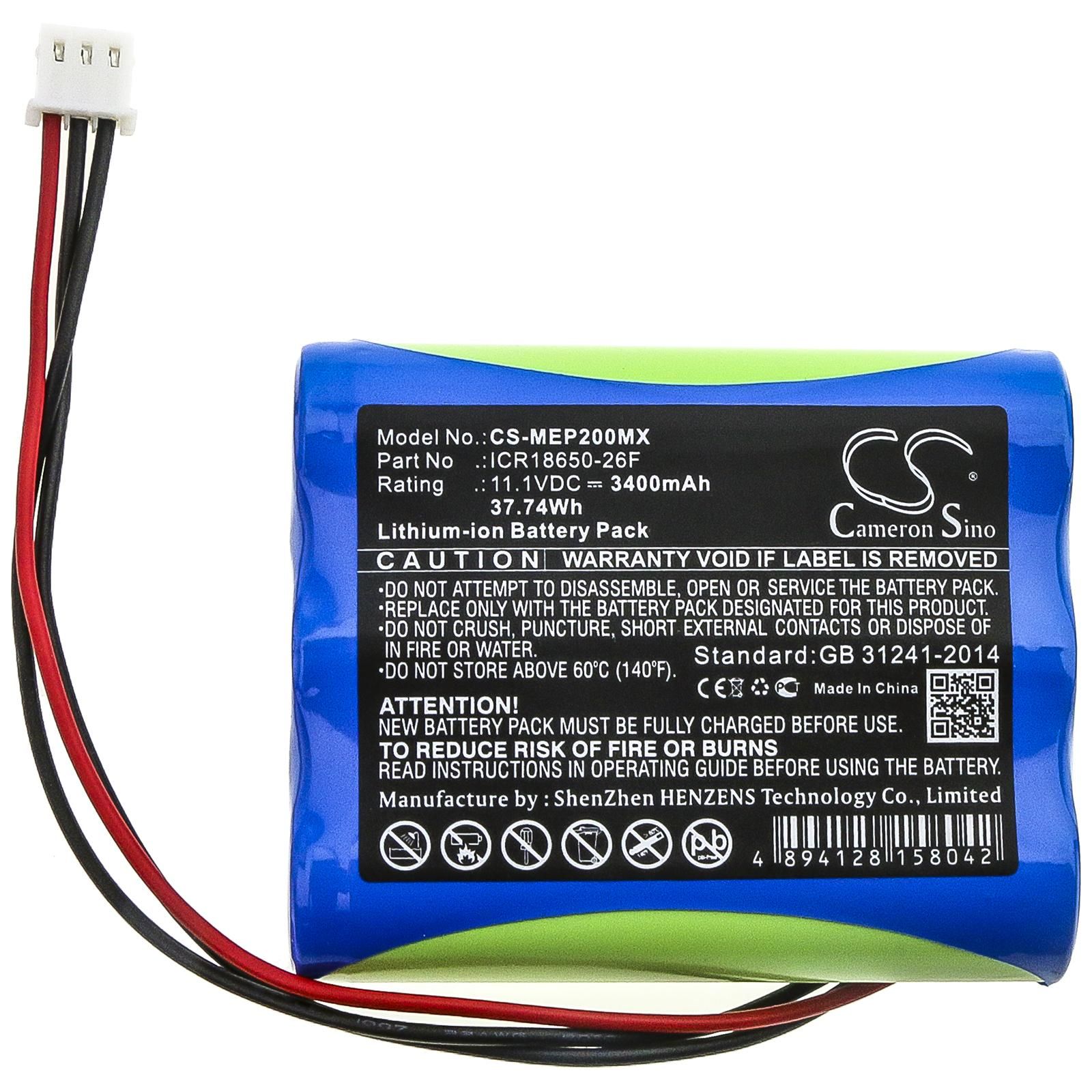 medical ECONET ICR18650-26F Battery Replacement