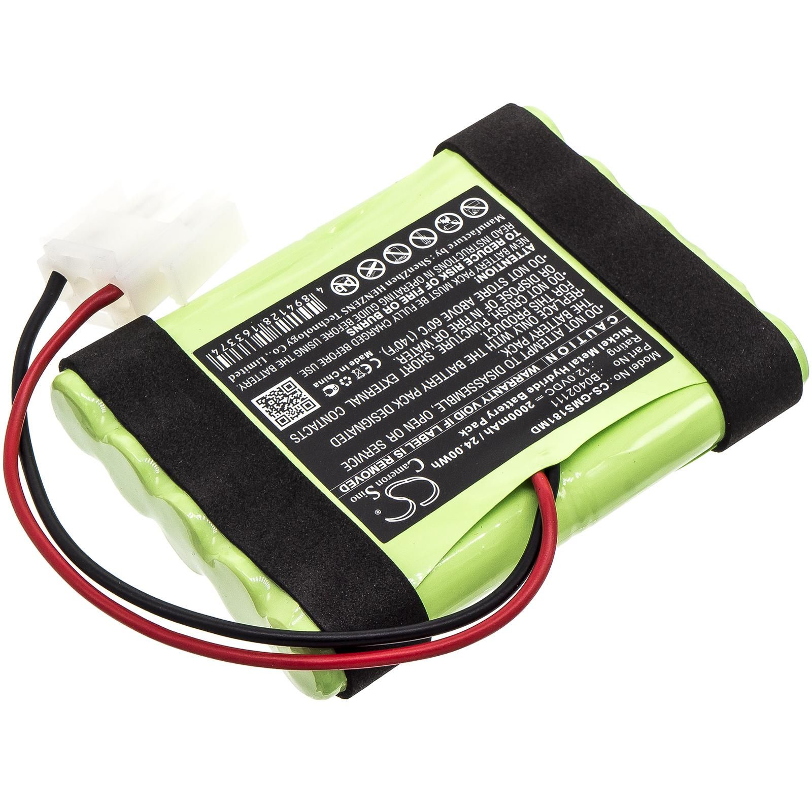 GE Servomed SMS 182 Battery Replacement
