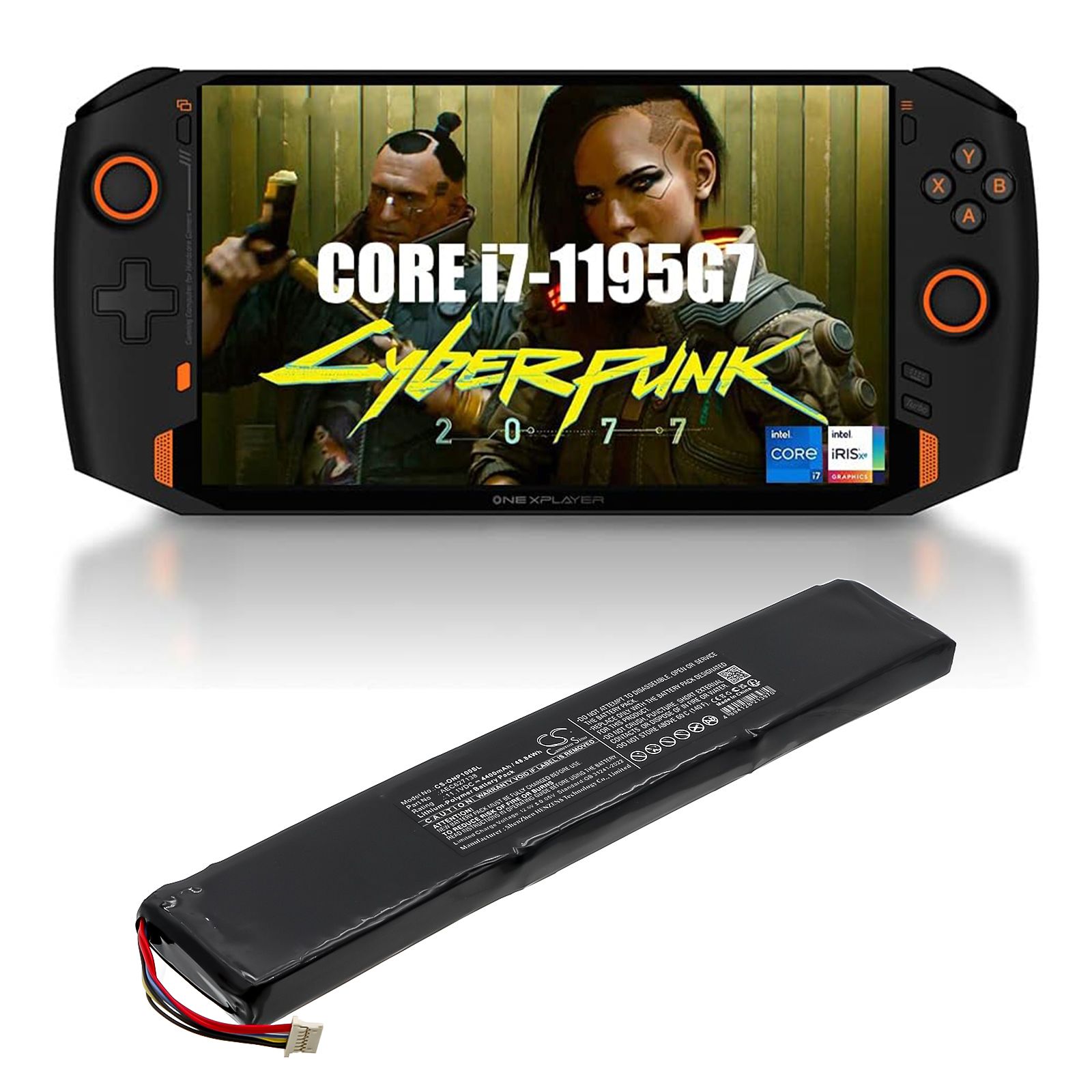 OneXPlayer 1S Game Player Battery Replacement