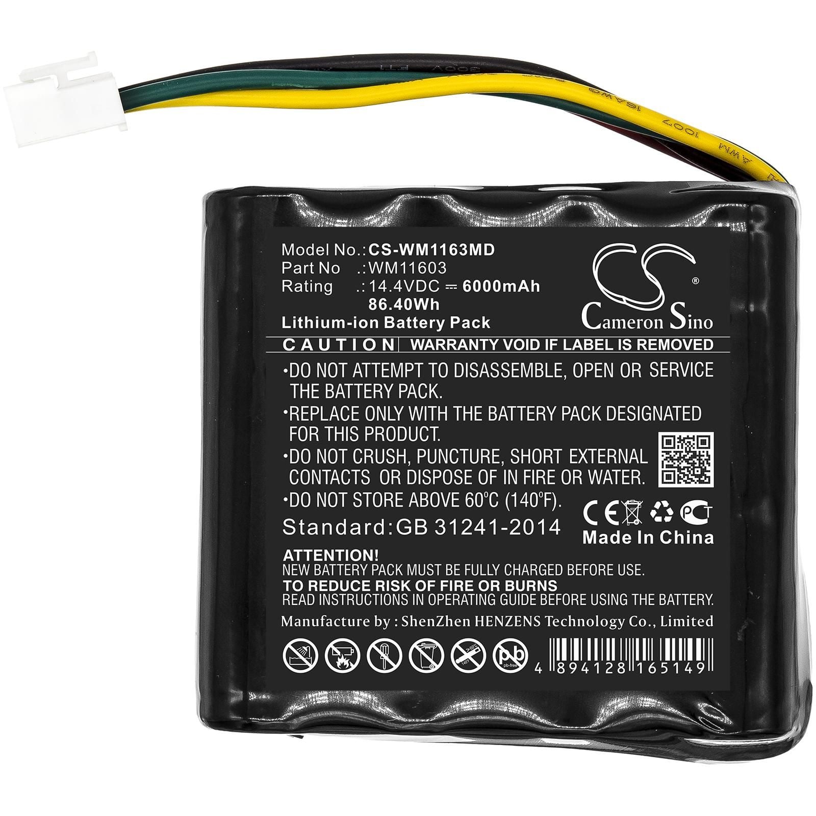 WEINMANN WM11603 Battery Replacement