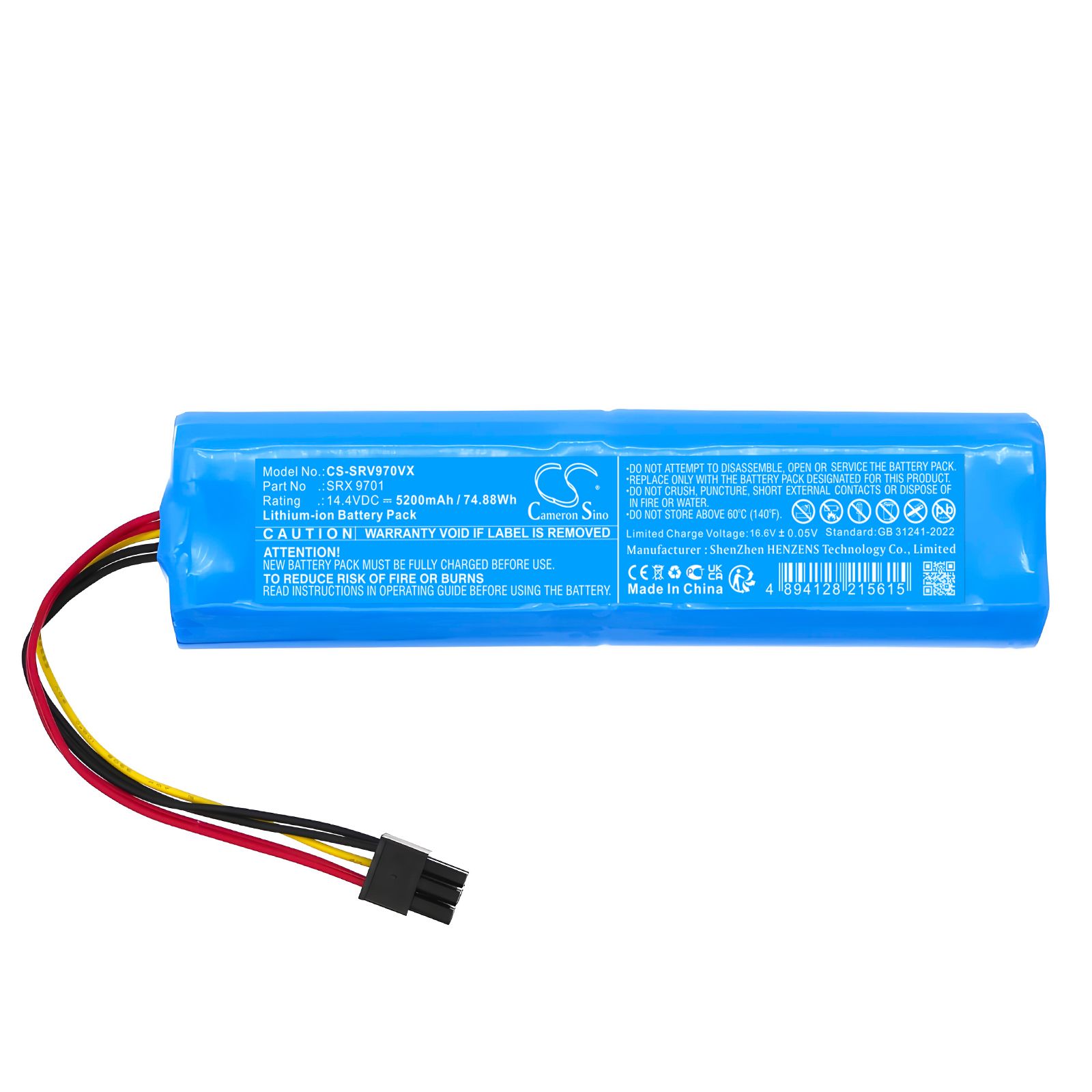 Sencor SRX 9701 Battery Replacement
