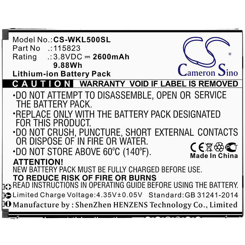 Wiko Lenny 5 Battery Replacement