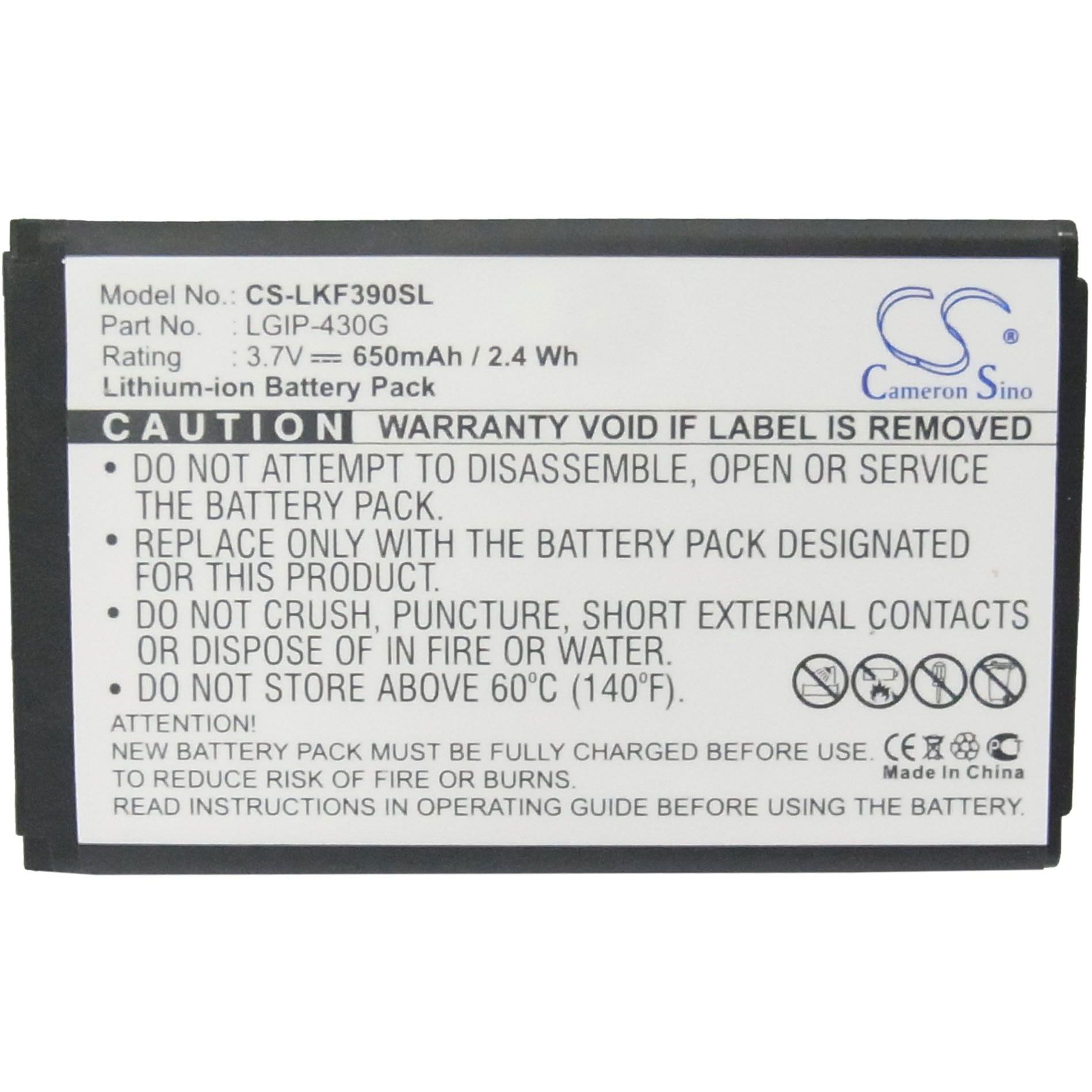 LG KF757 Battery Replacement