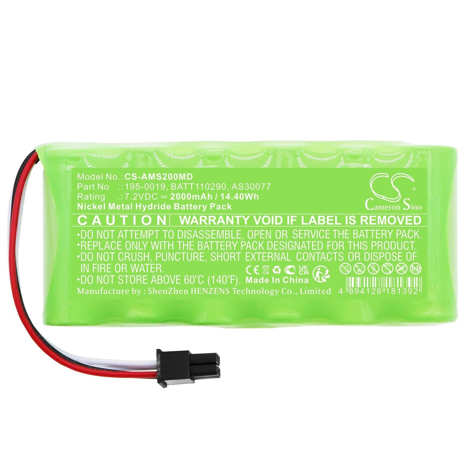 Aspect Medical Systems 195-0019 Battery Replacement