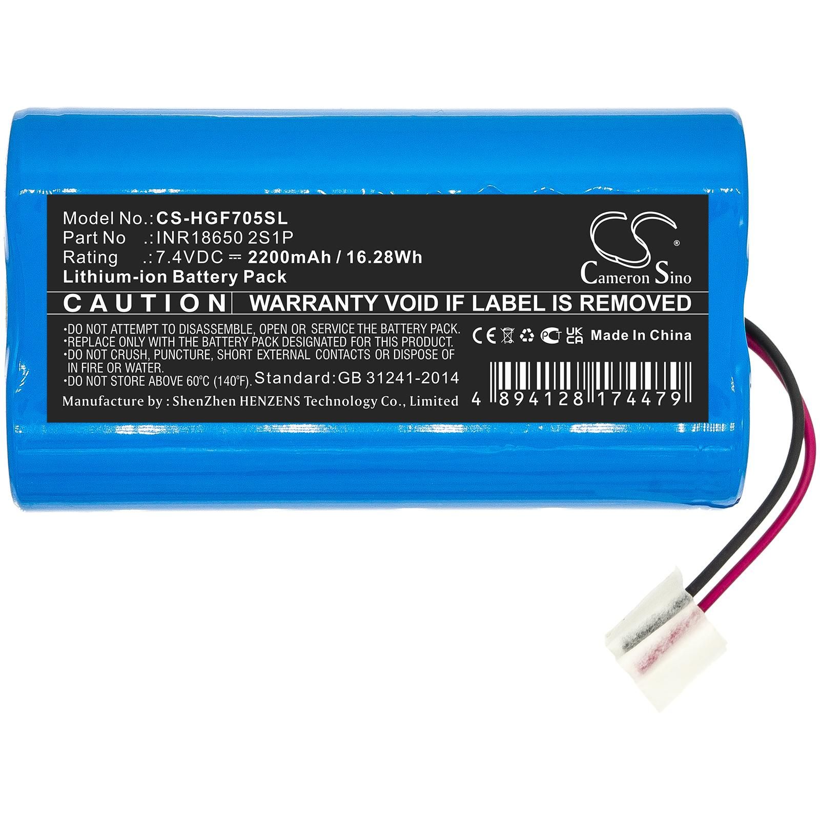 CHI Escape INR18650 2S1P Battery Replacement