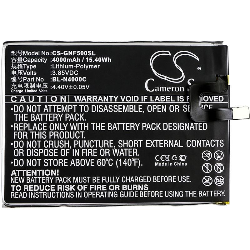 Gionee F5 TD-LTE Dual SIM Battery Replacement