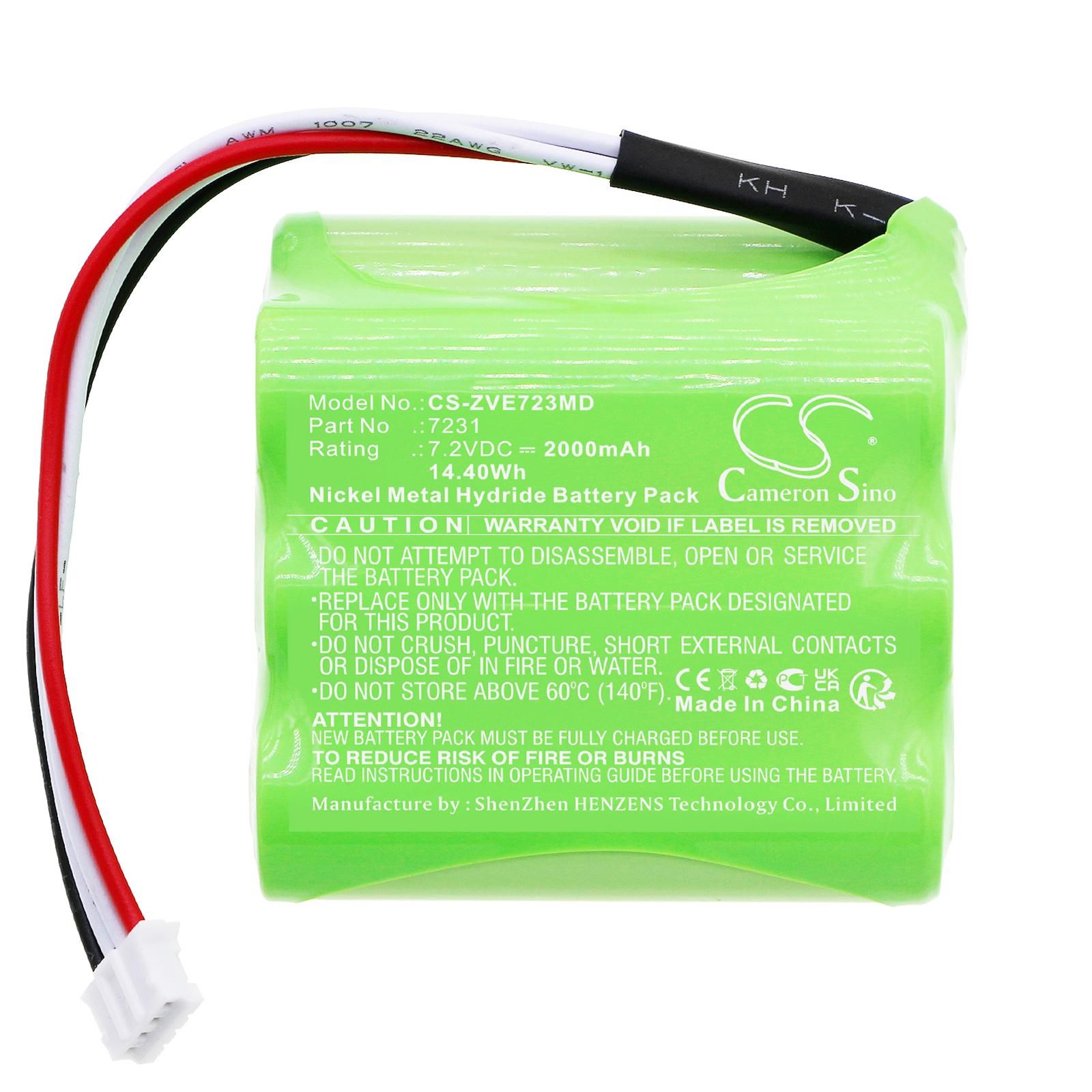 Zevex 7231 Battery Replacement
